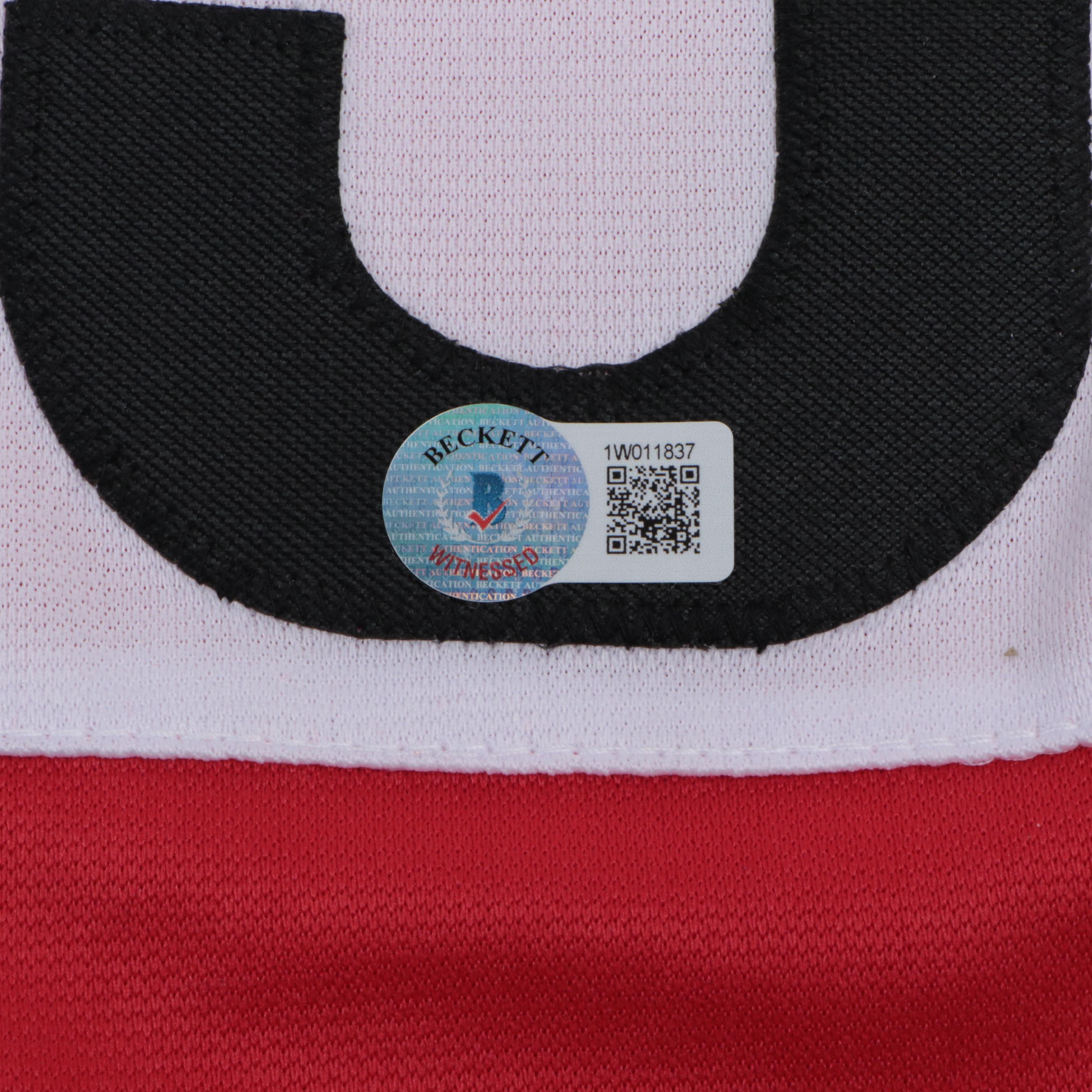 Carl Lewis Signed Olympic Team USA Track and Field Jersey, Beckett