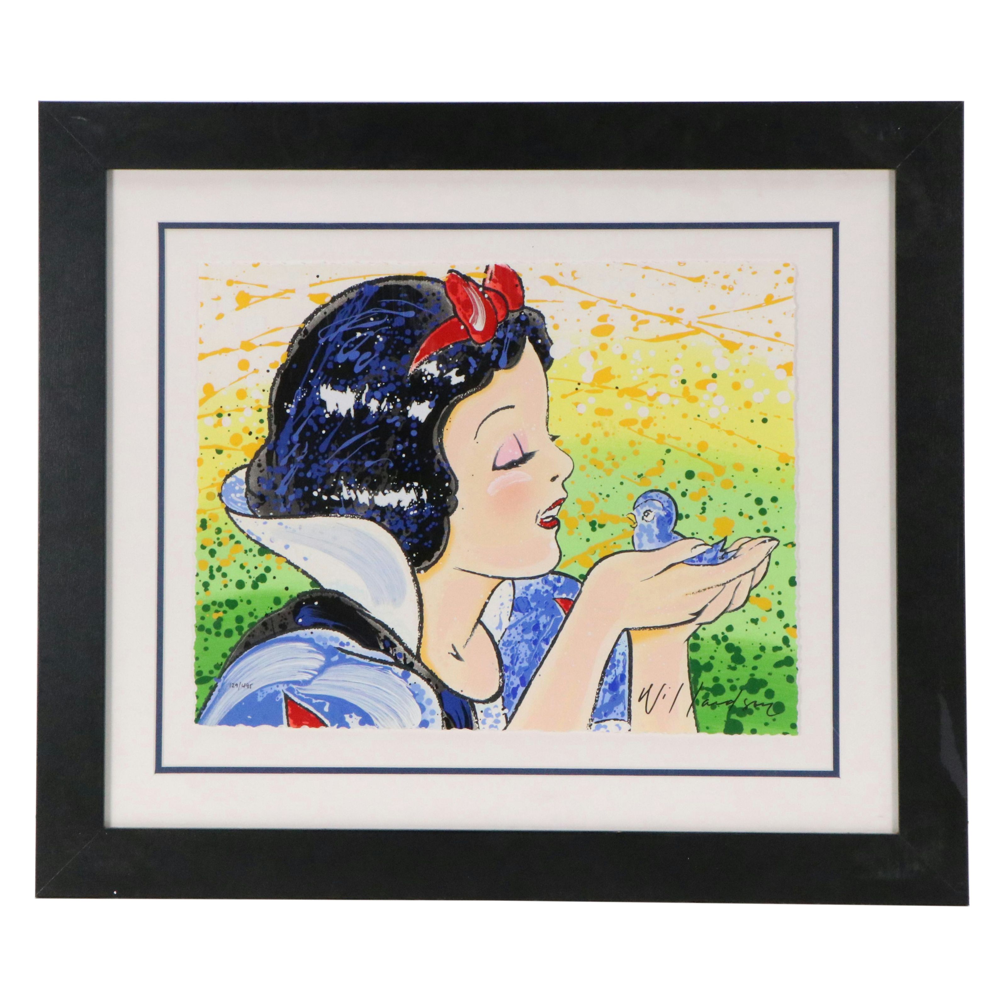 David Williardson Serigraph "A Fine Feathered Friend"