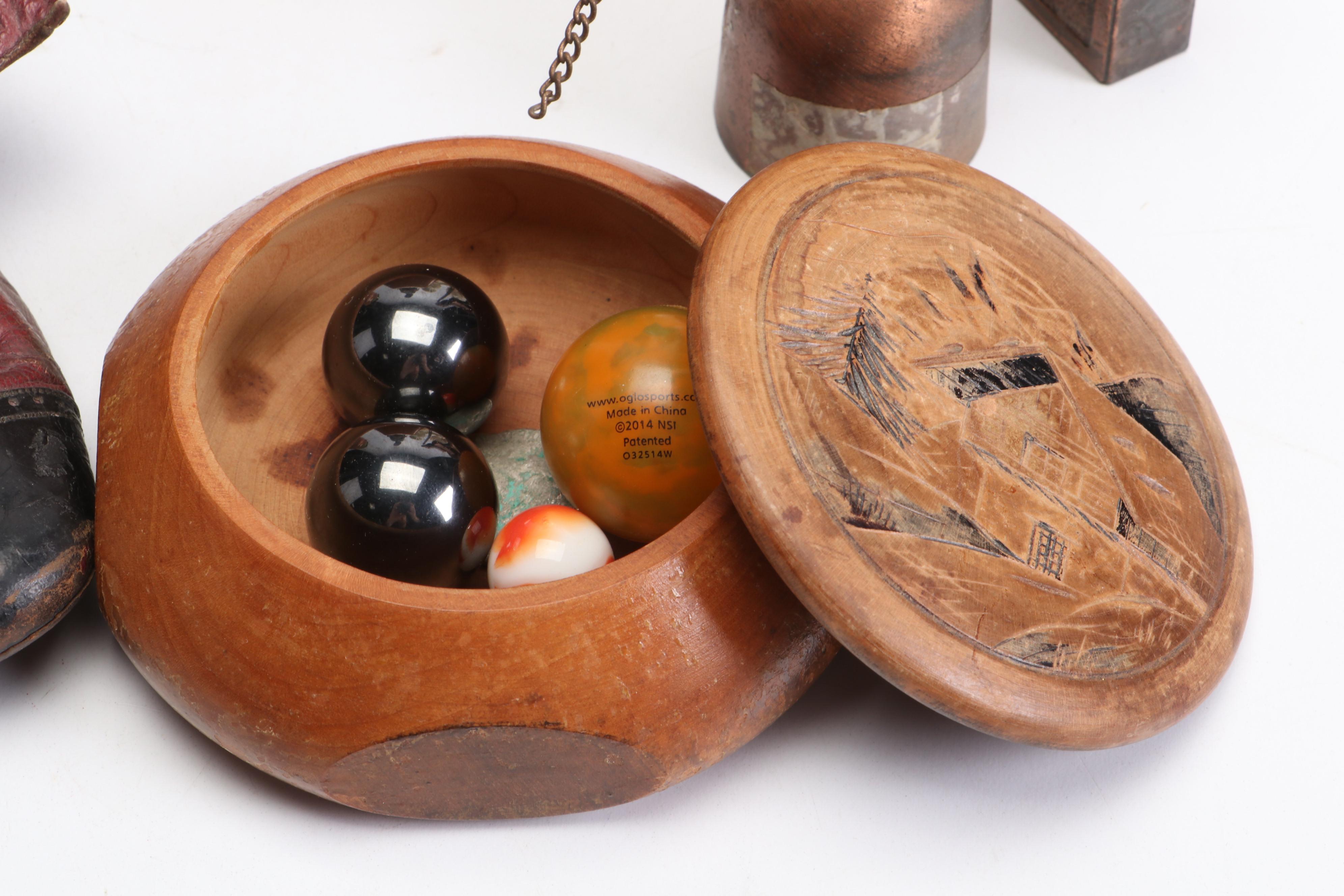 Michael Garman "Cavalryman Captain" Chalkware Sculpture with More Décor