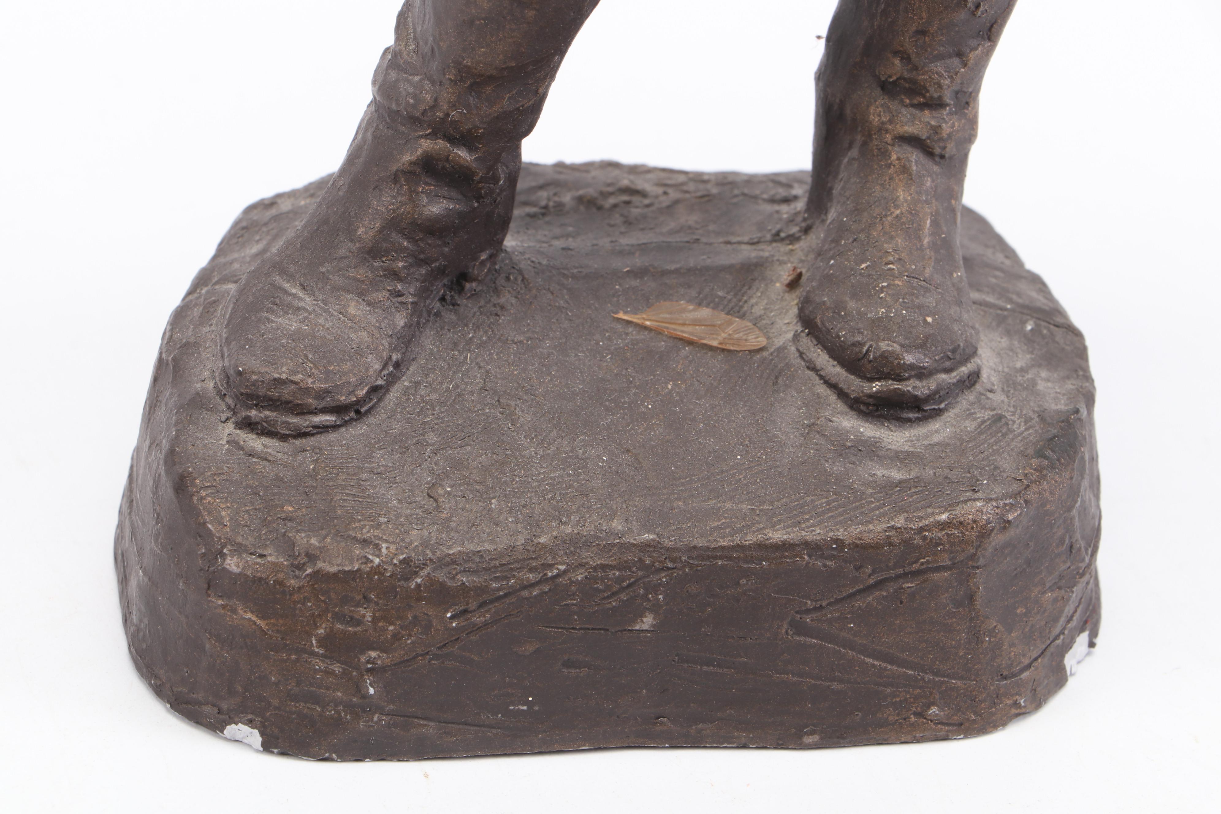 Michael Garman "Cavalryman Captain" Chalkware Sculpture with More Décor