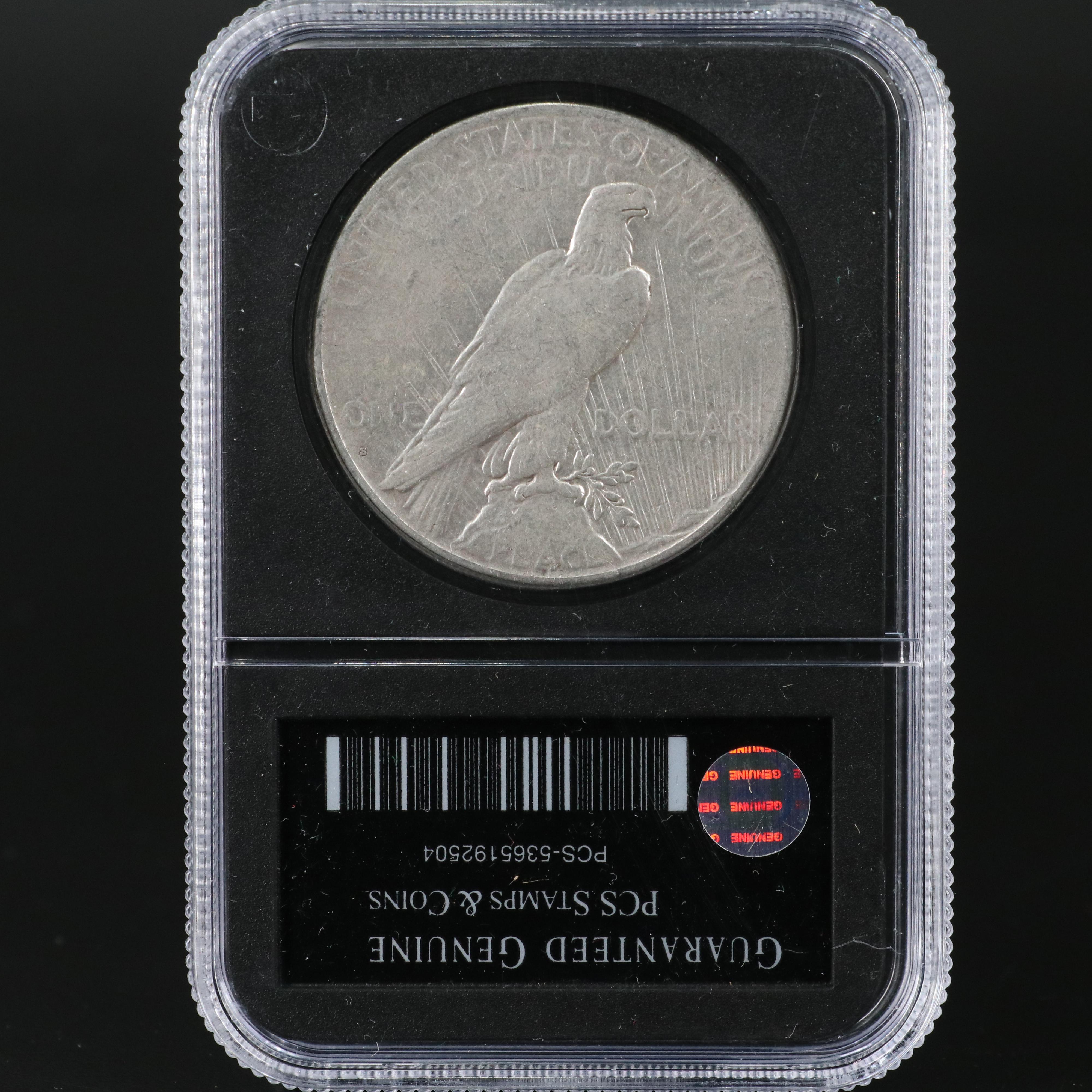 Complete Set of Peace dollars From the San Francisco Mint