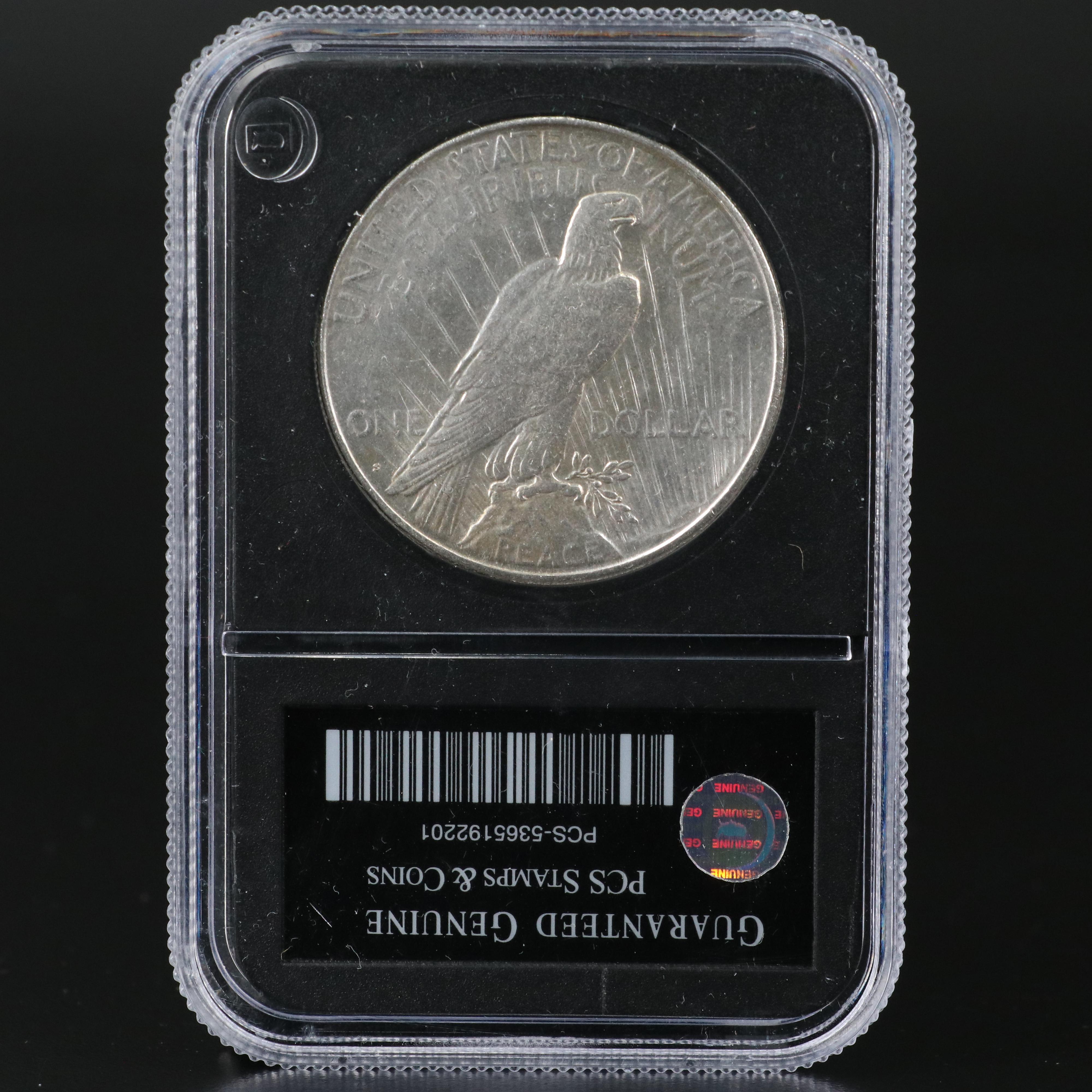 Complete Set of Peace dollars From the San Francisco Mint