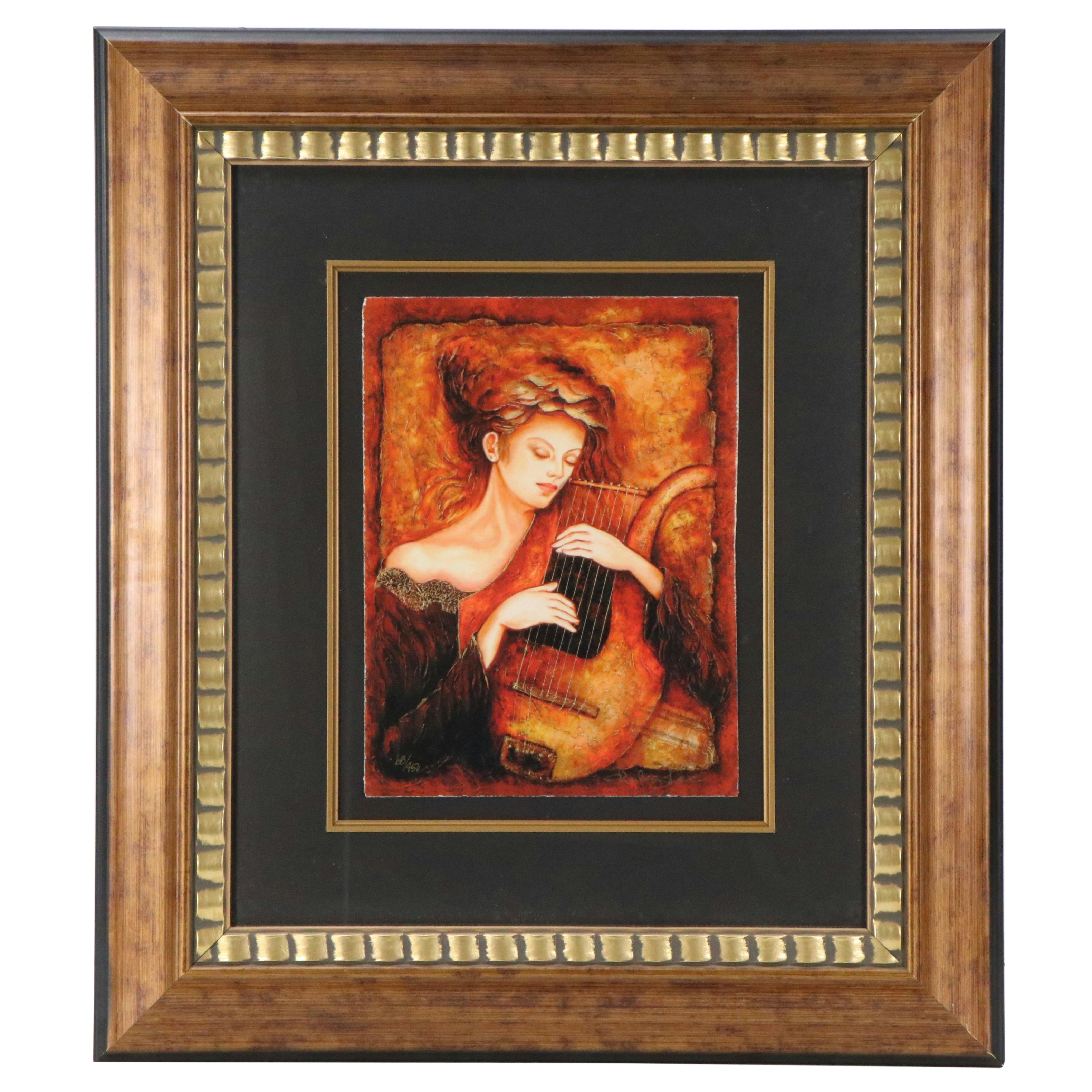 Charles Lee Embellished Giclée "Love Song"