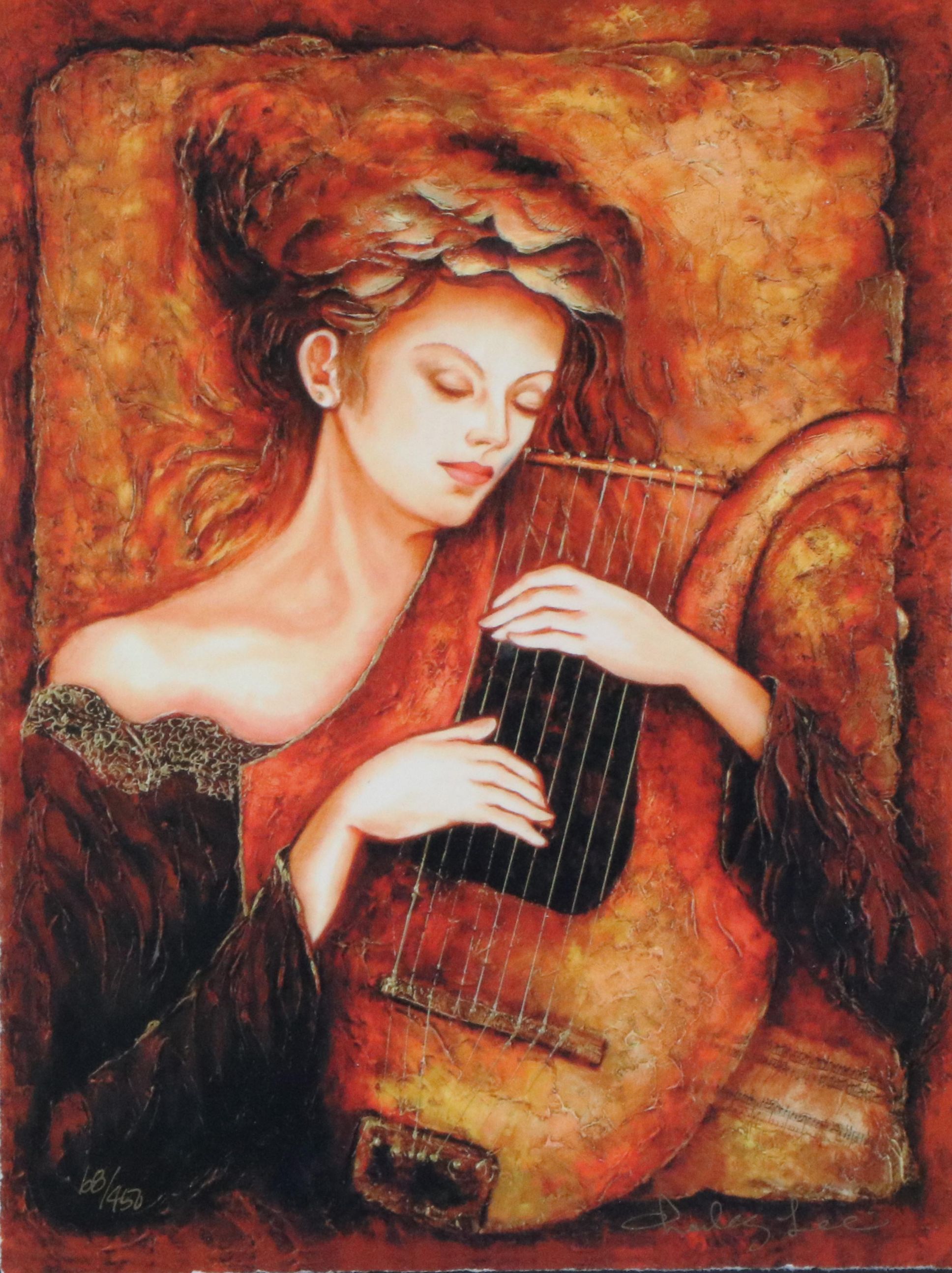 Charles Lee Embellished Giclée "Love Song"