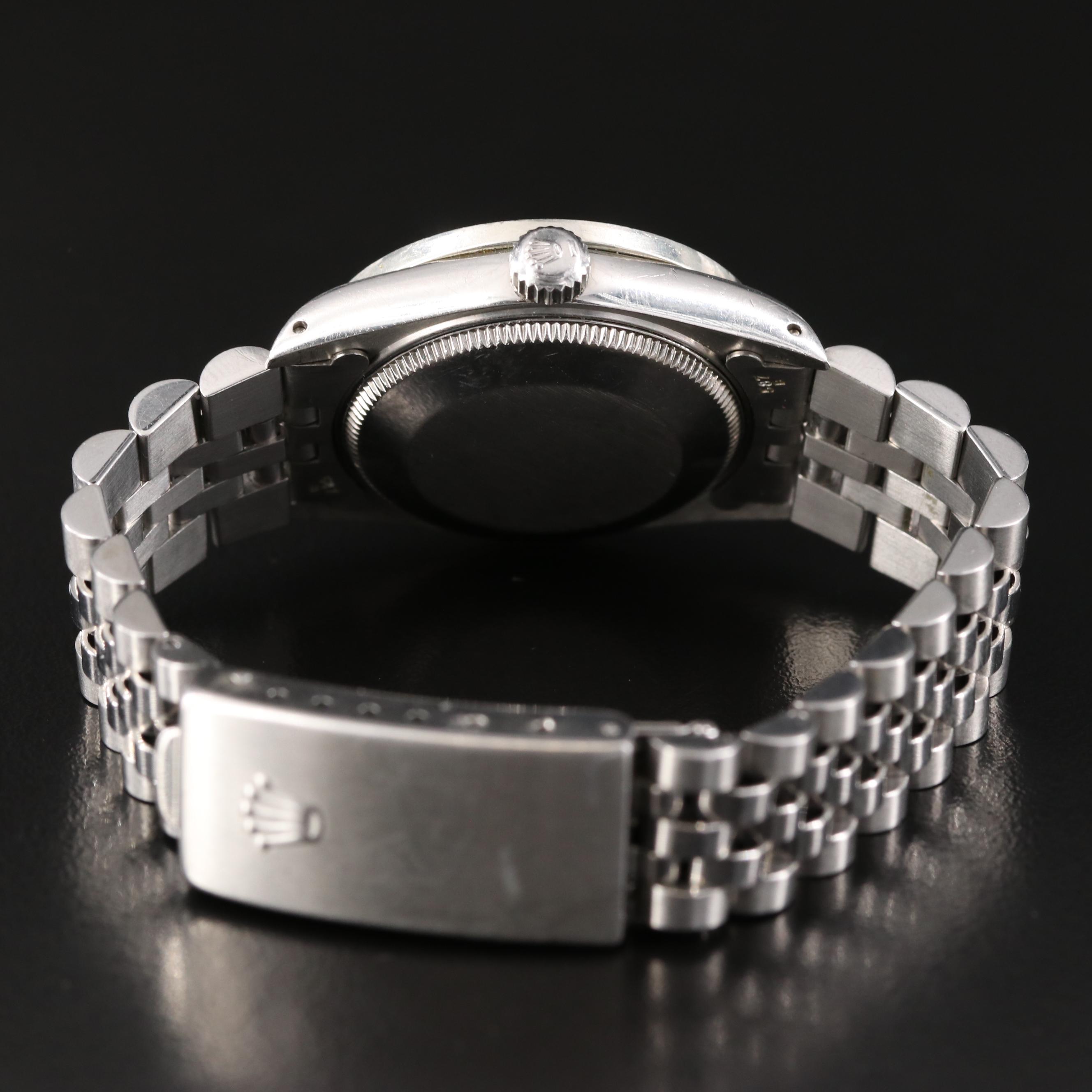 1989 Rolex Custom 1.00 CTW Diamond Dial and Bezel Datejust Watch