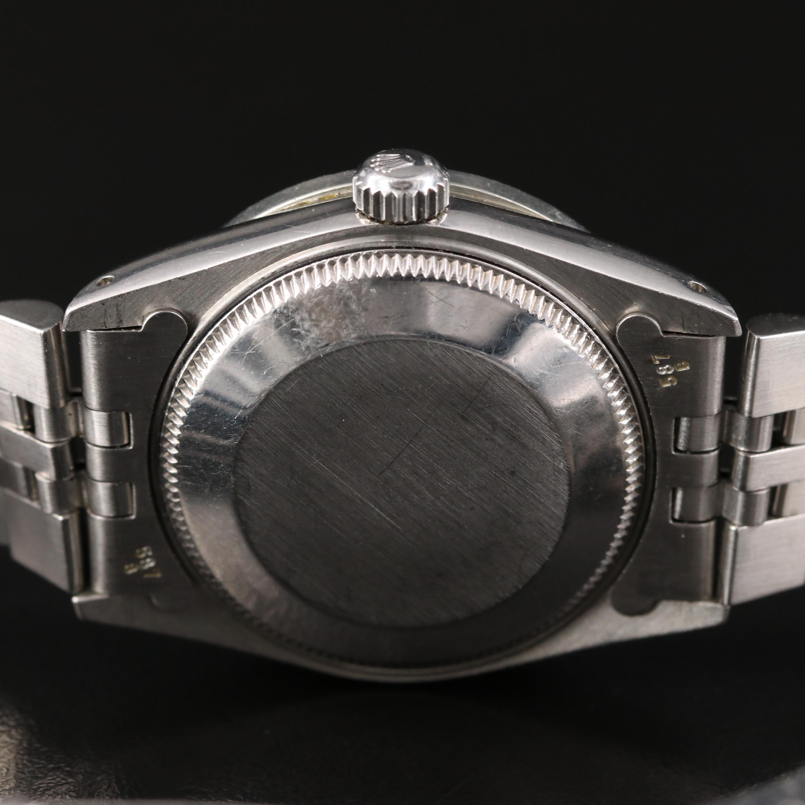 1989 Rolex Custom 1.00 CTW Diamond Dial and Bezel Datejust Watch