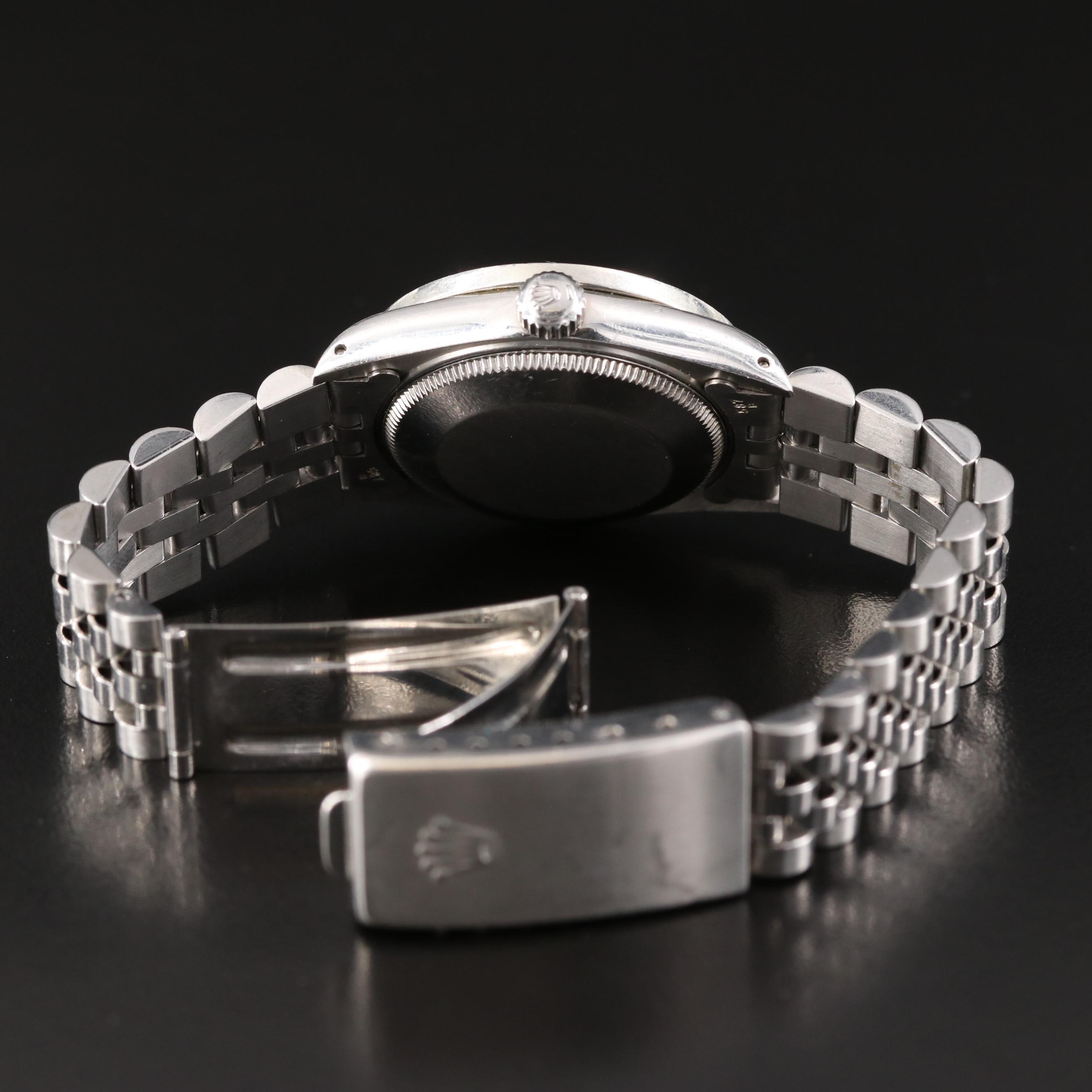 1989 Rolex Custom 1.00 CTW Diamond Dial and Bezel Datejust Watch