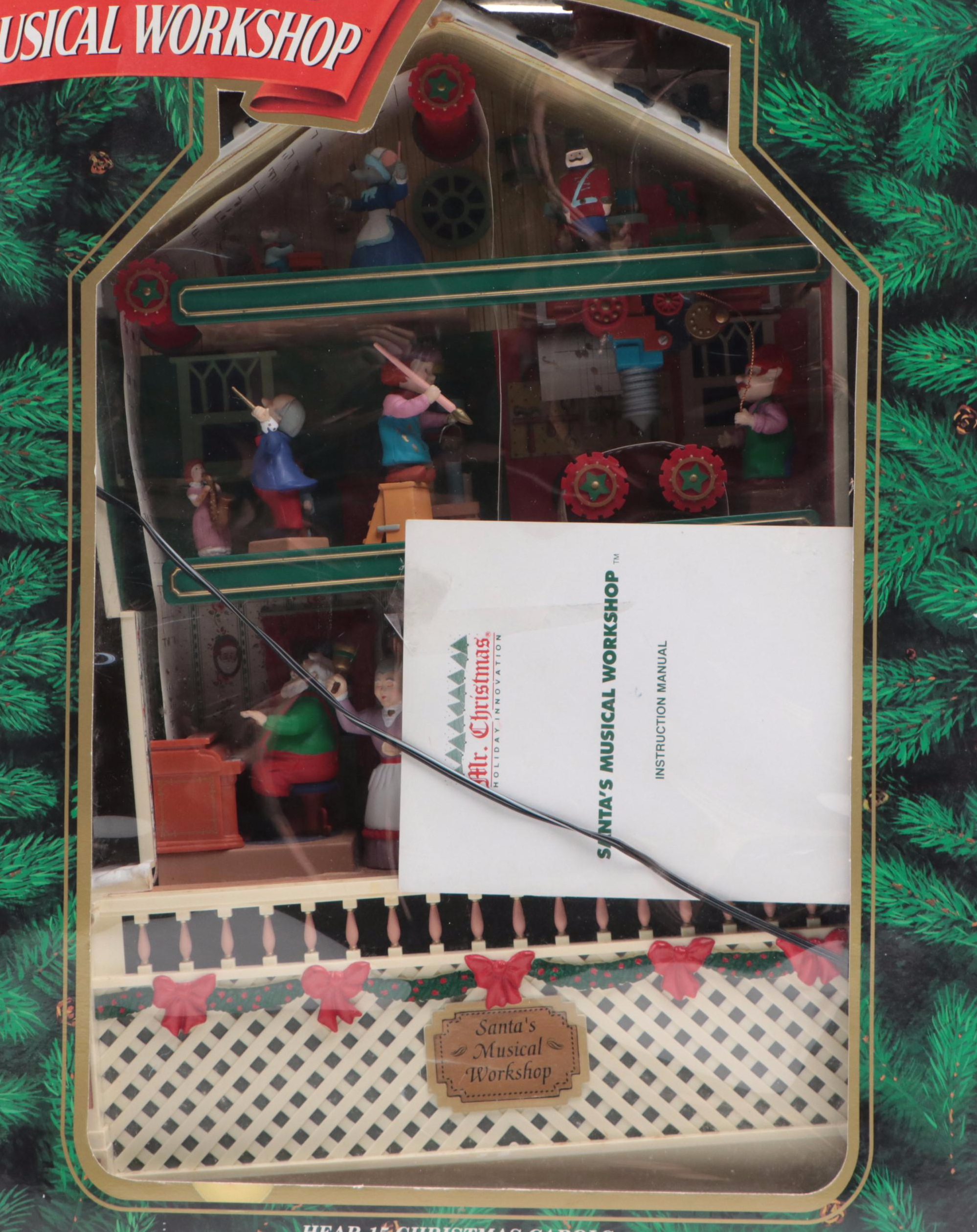 Mr. Christmas "Santa's Musical Workshop" Music Box