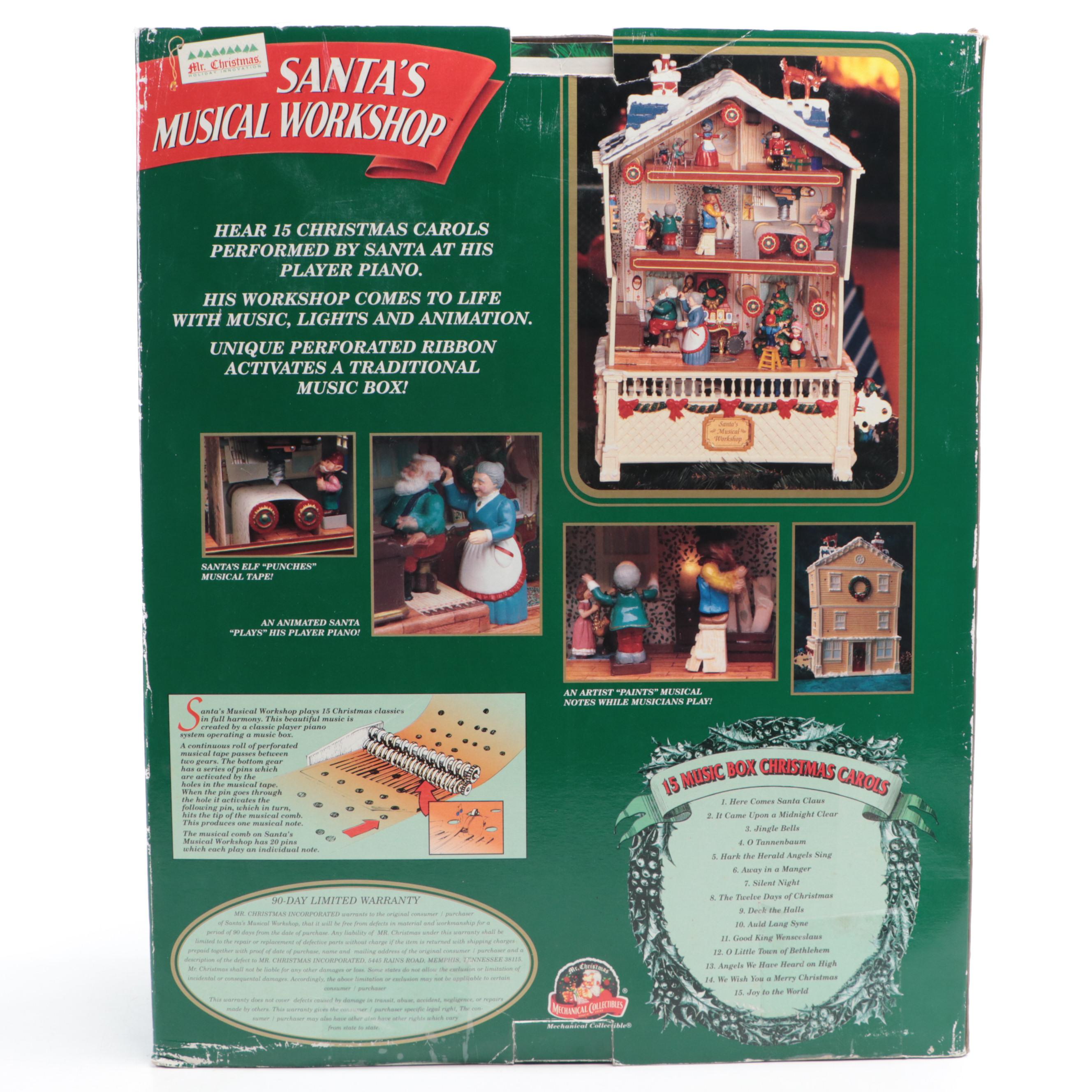 Mr. Christmas "Santa's Musical Workshop" Music Box