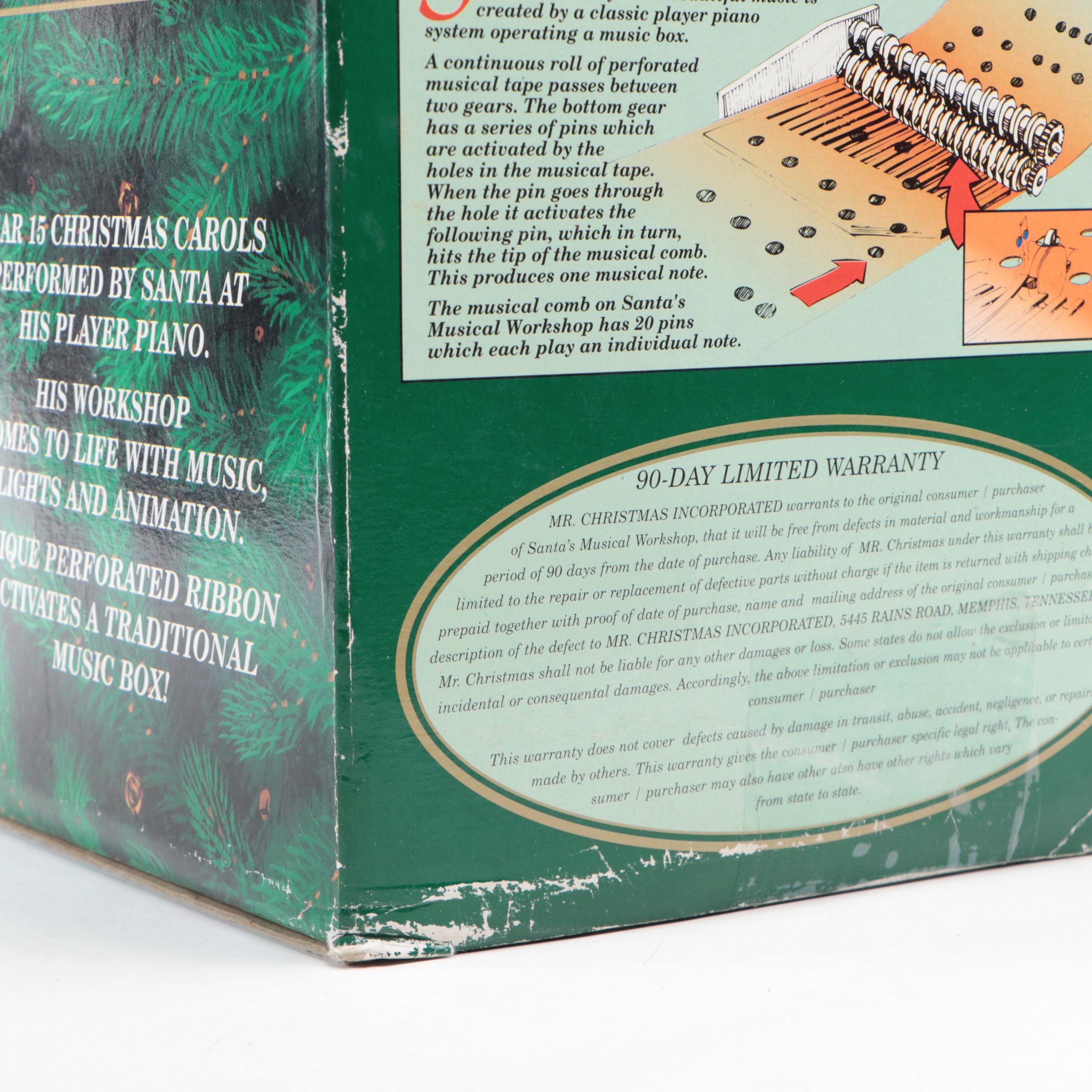 Mr. Christmas "Santa's Musical Workshop" Music Box