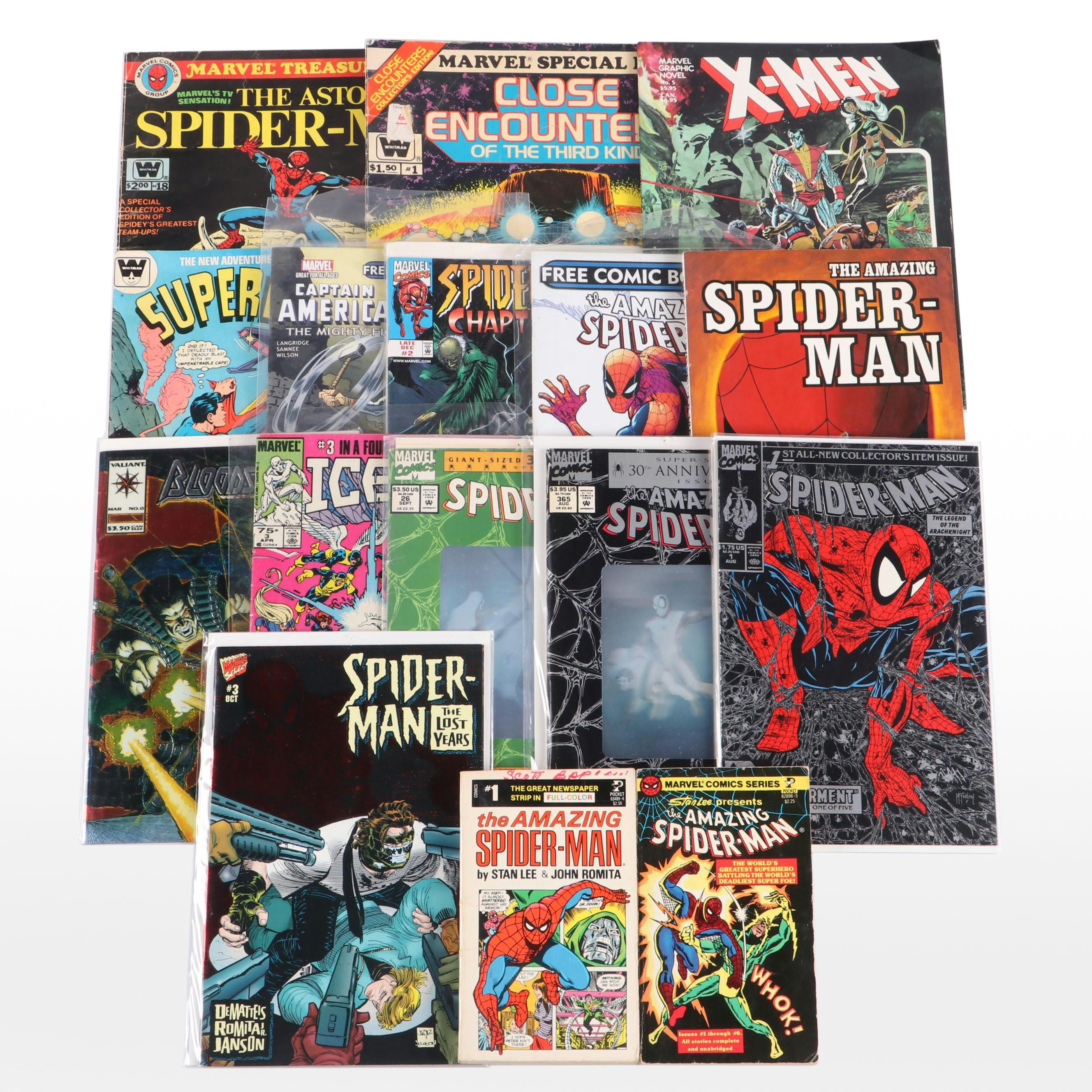 Bronze Age Comic Books Featuring "The Amazing Spider-Man" and More, 1977