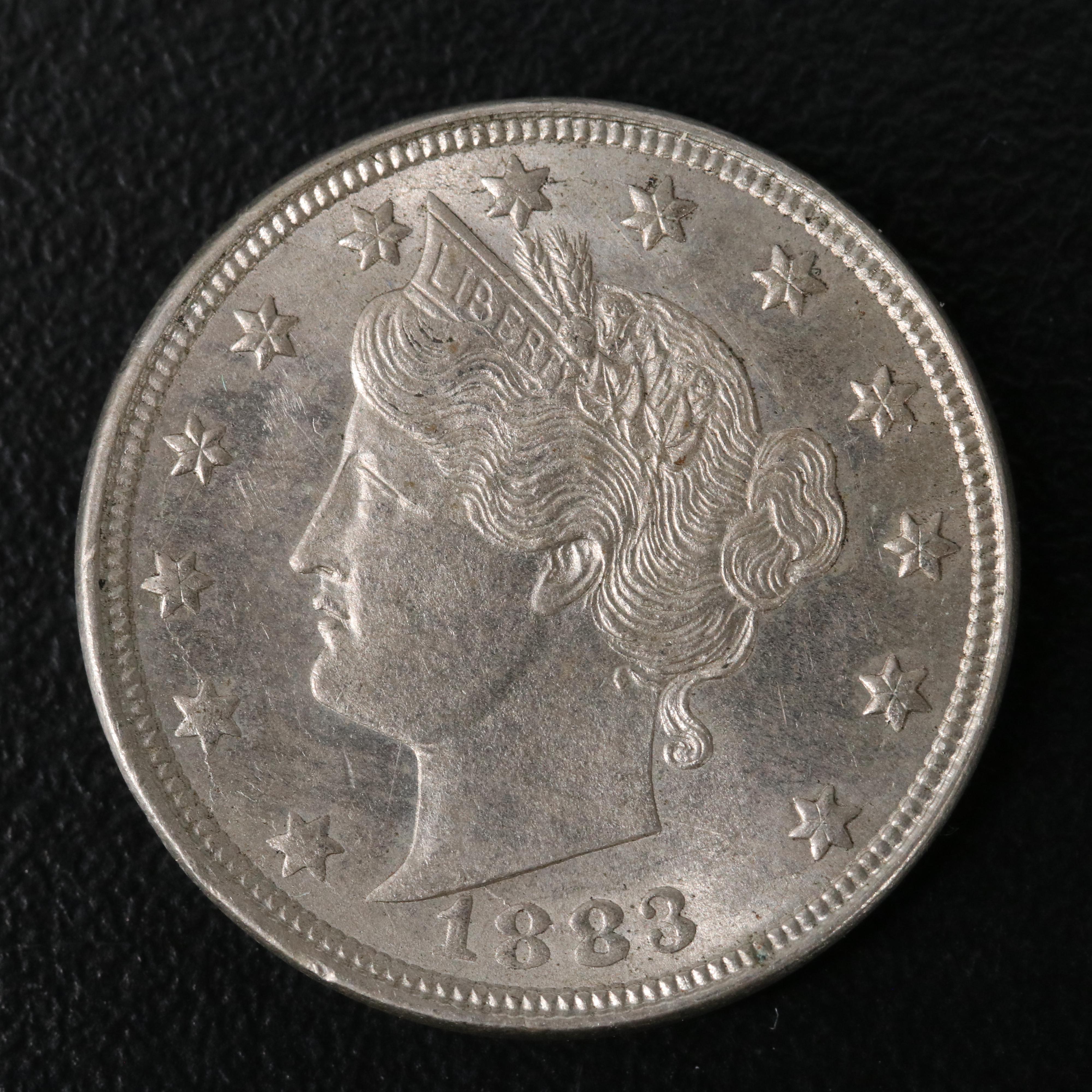 1883 "No Cents" Liberty Nickel