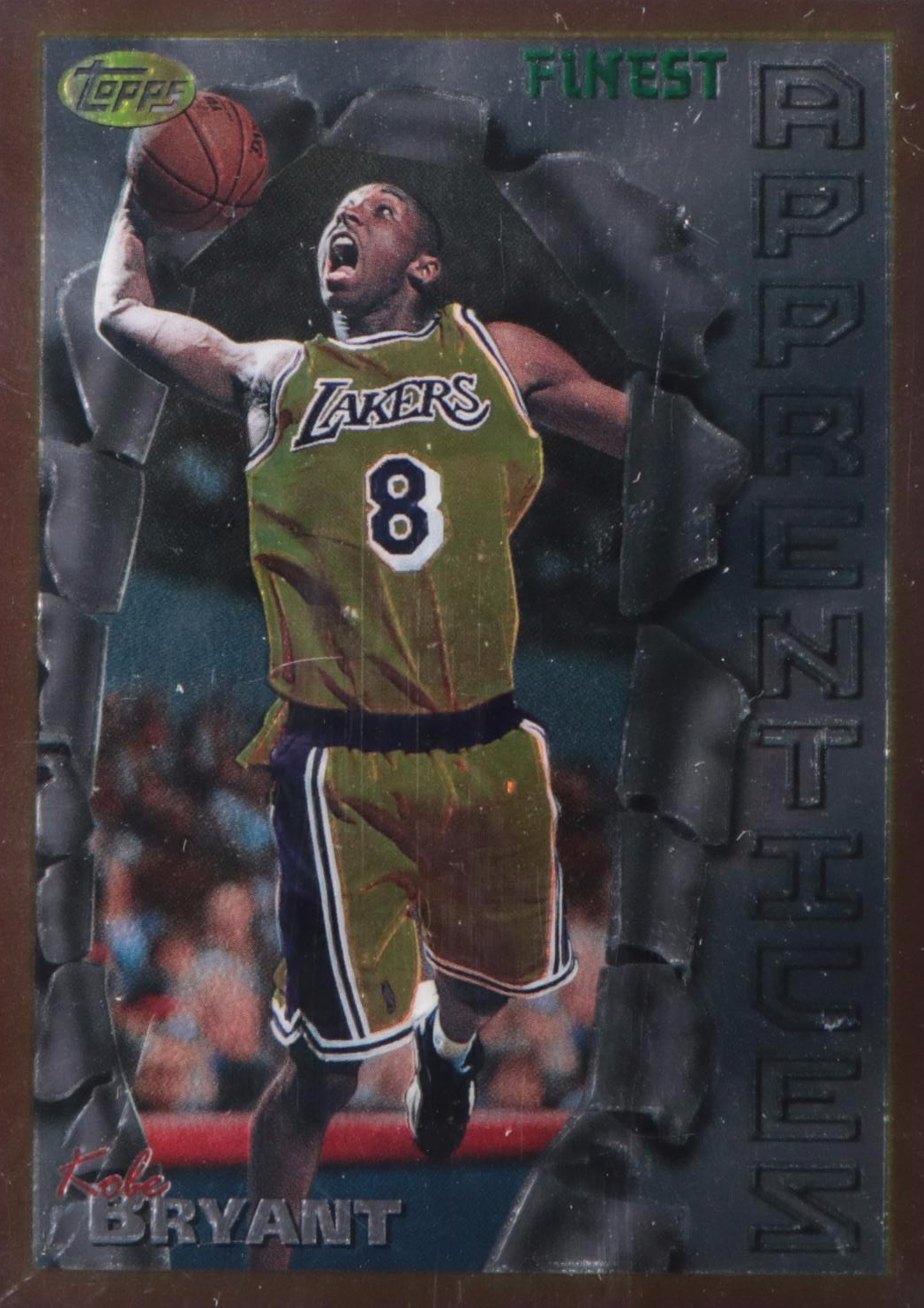 1996 Topps Finest Kobe Bryant Rookie Card #74 Graded PSA 9