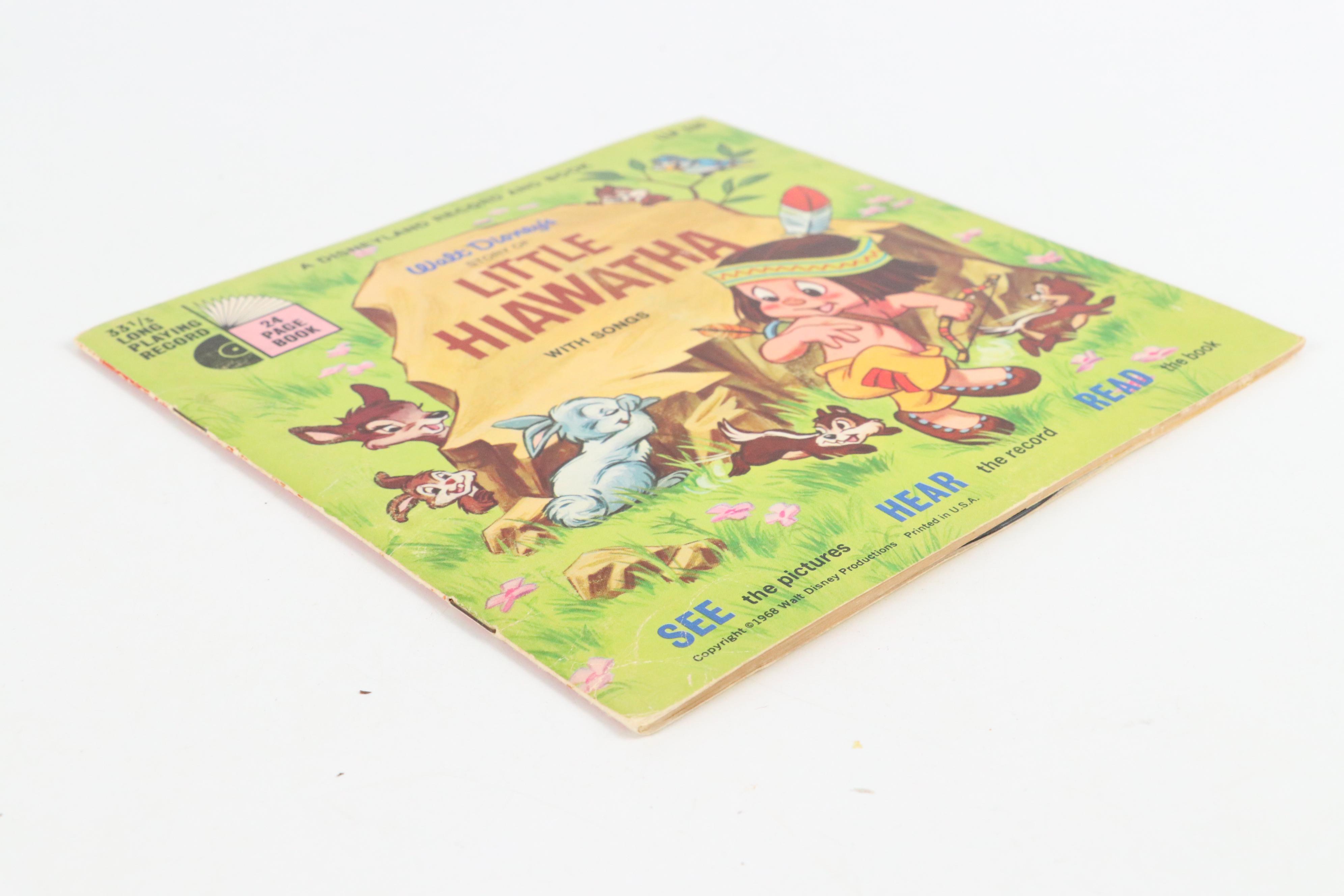 Walt Disney "Johnny Appleseed" Book with Record and More Children's Books