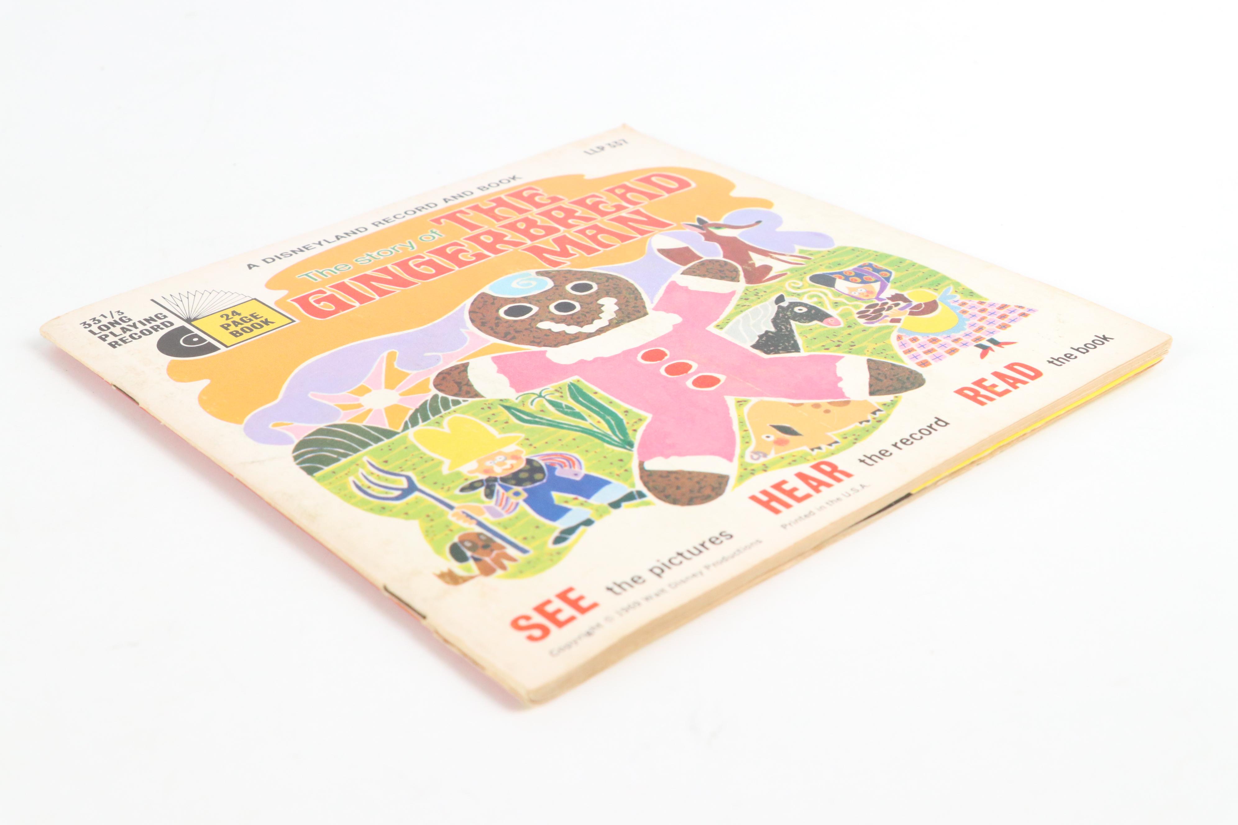 Walt Disney "Johnny Appleseed" Book with Record and More Children's Books