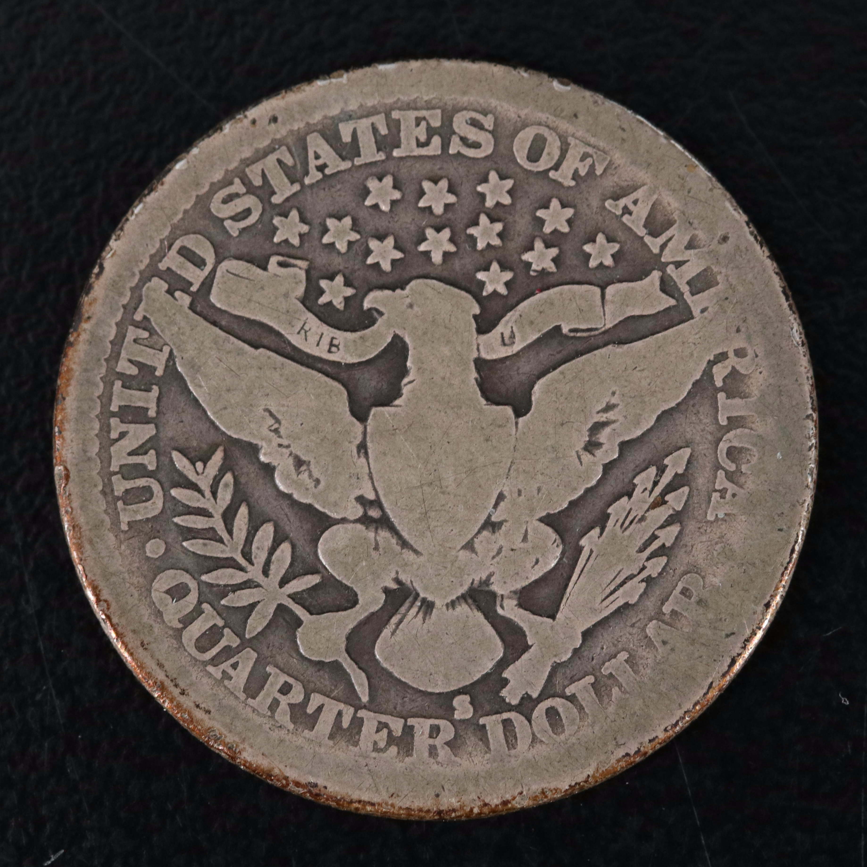1913-S Low Mintage Barber Quarter
