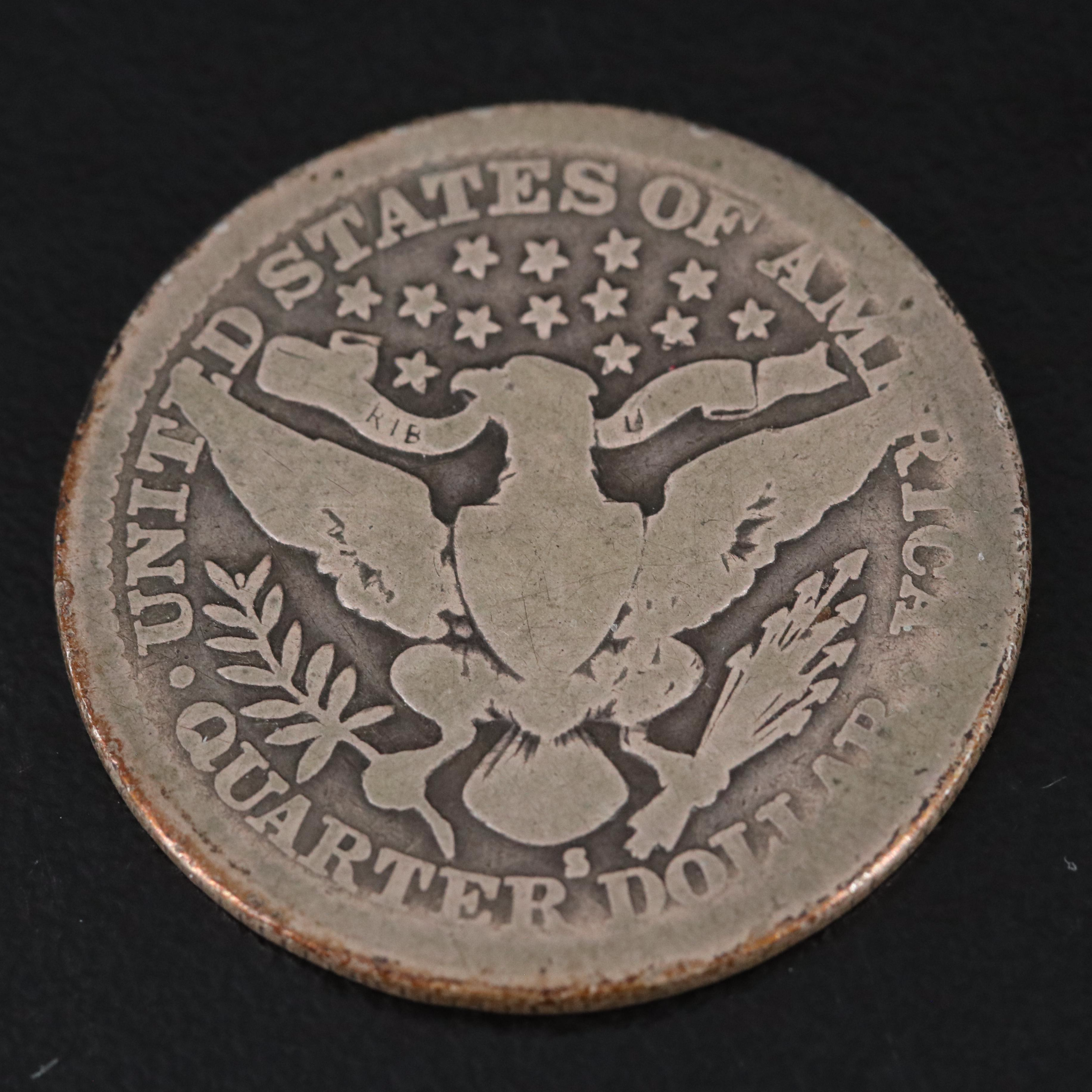 1913-S Low Mintage Barber Quarter