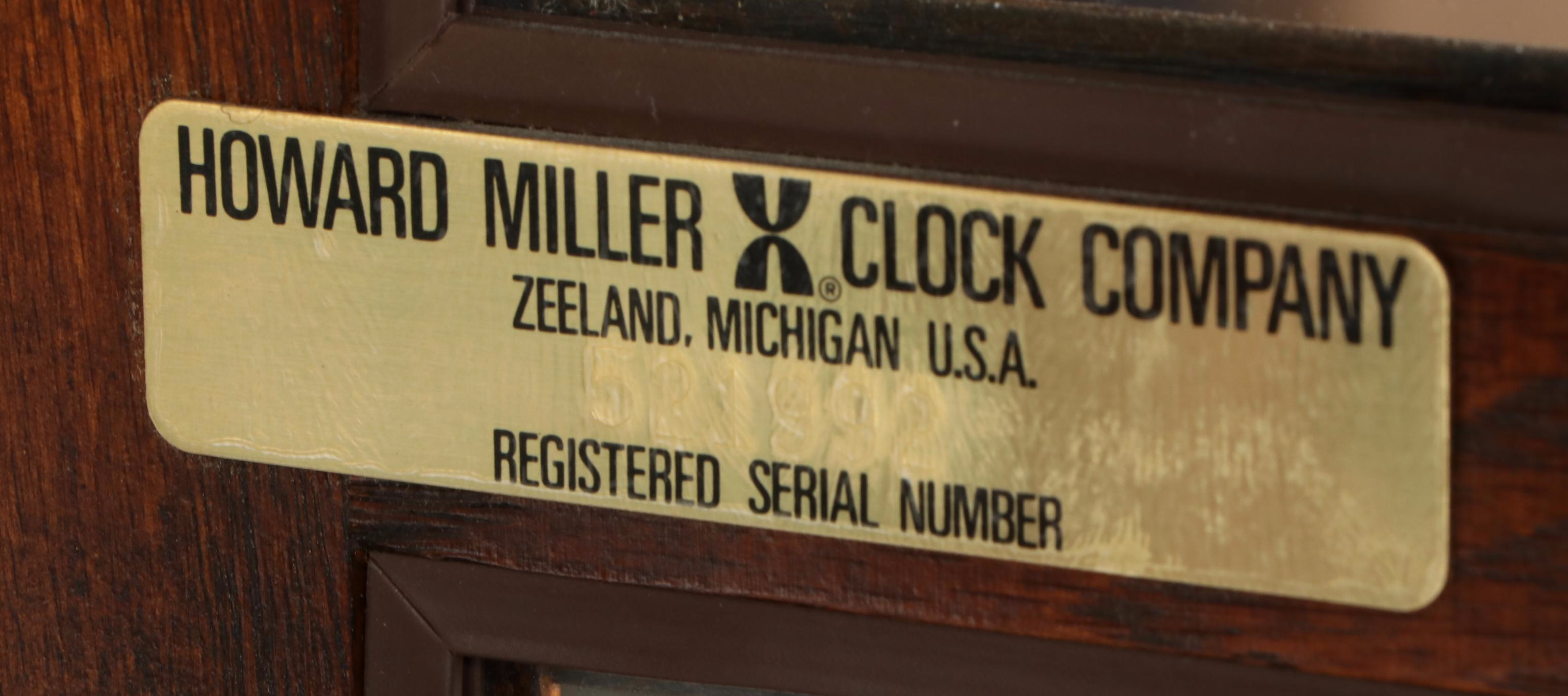 Howard Miller "Tempus Fugit" Grandfather Clock