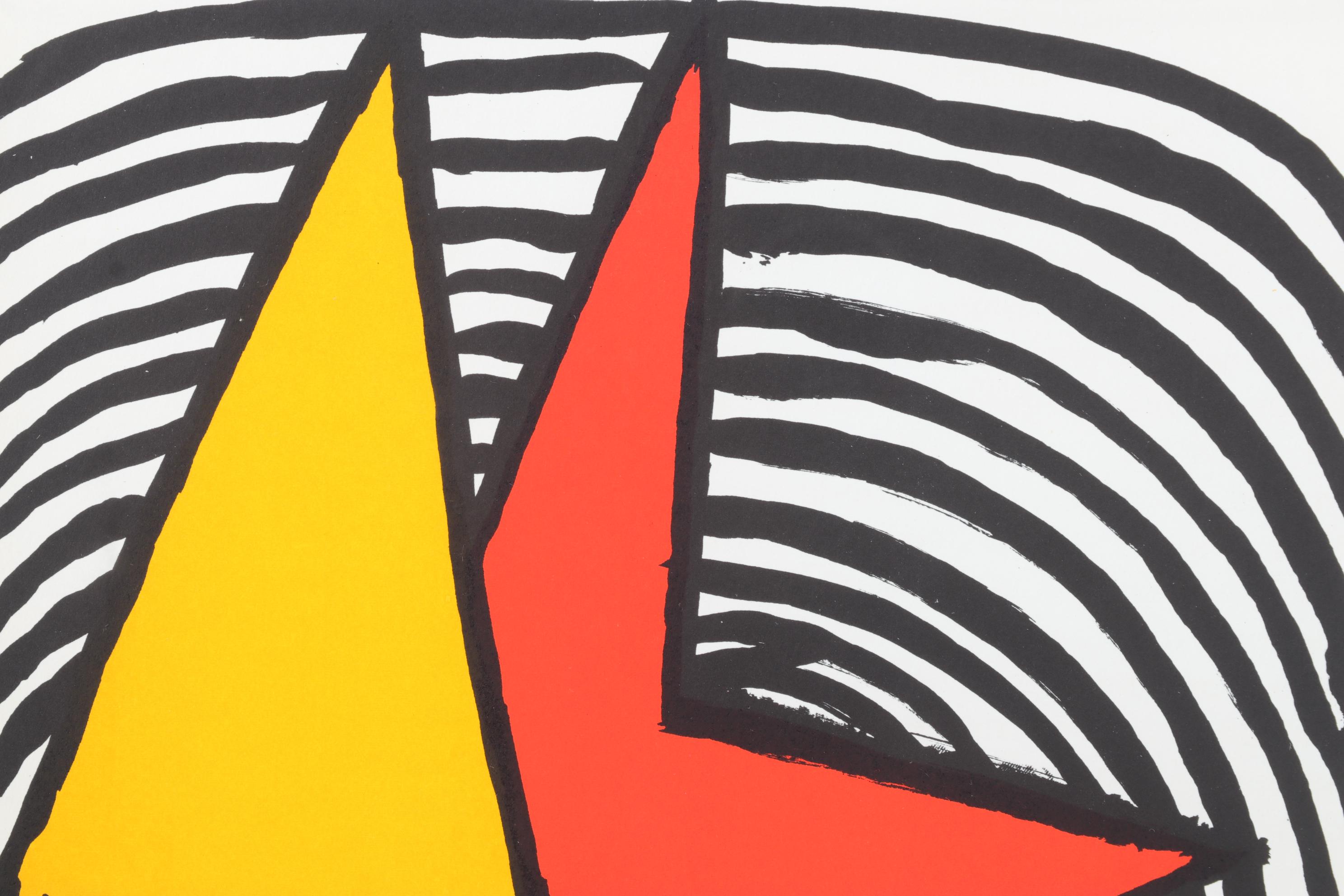 Alexander Calder Color Lithograph for "Derrière le Miroir," 1973