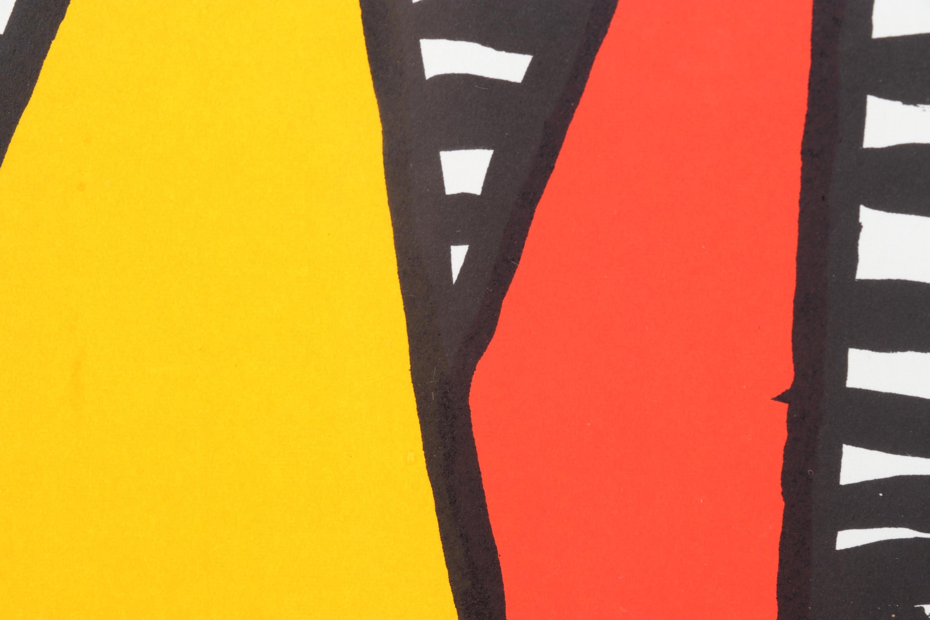 Alexander Calder Color Lithograph for "Derrière le Miroir," 1973