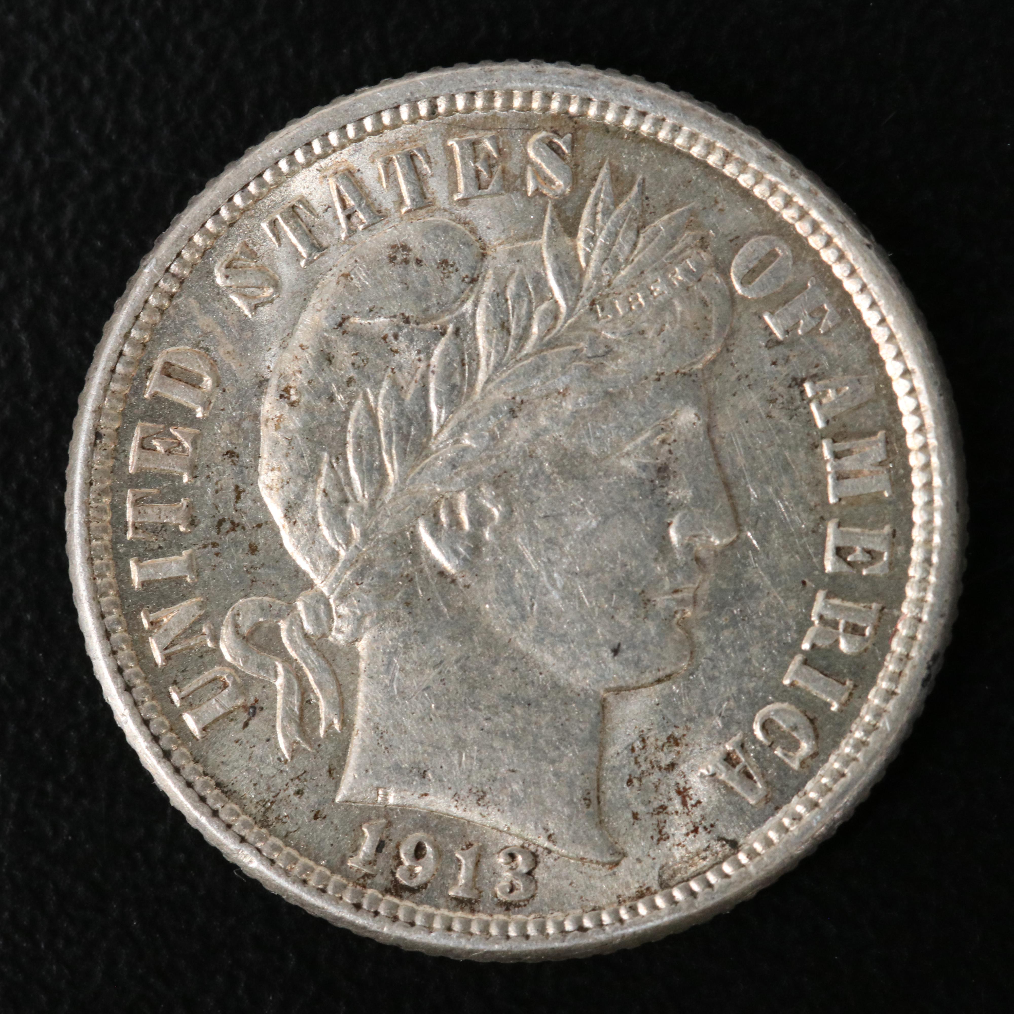 1913 Barber Dime