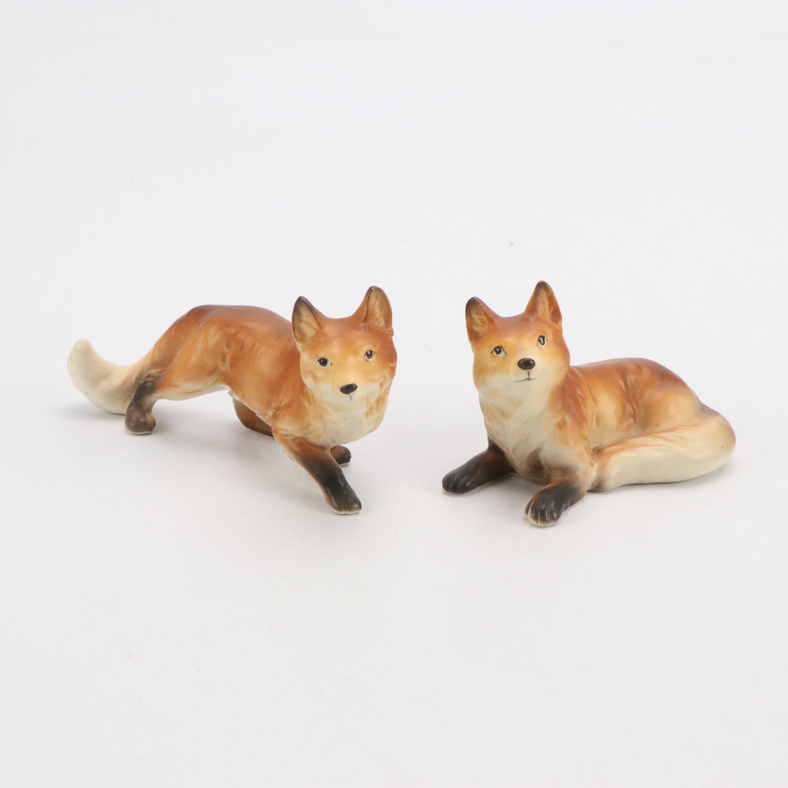Japanese Import Woodland Animal Shakers by Inarco, Enesco and Victoria Ceramics