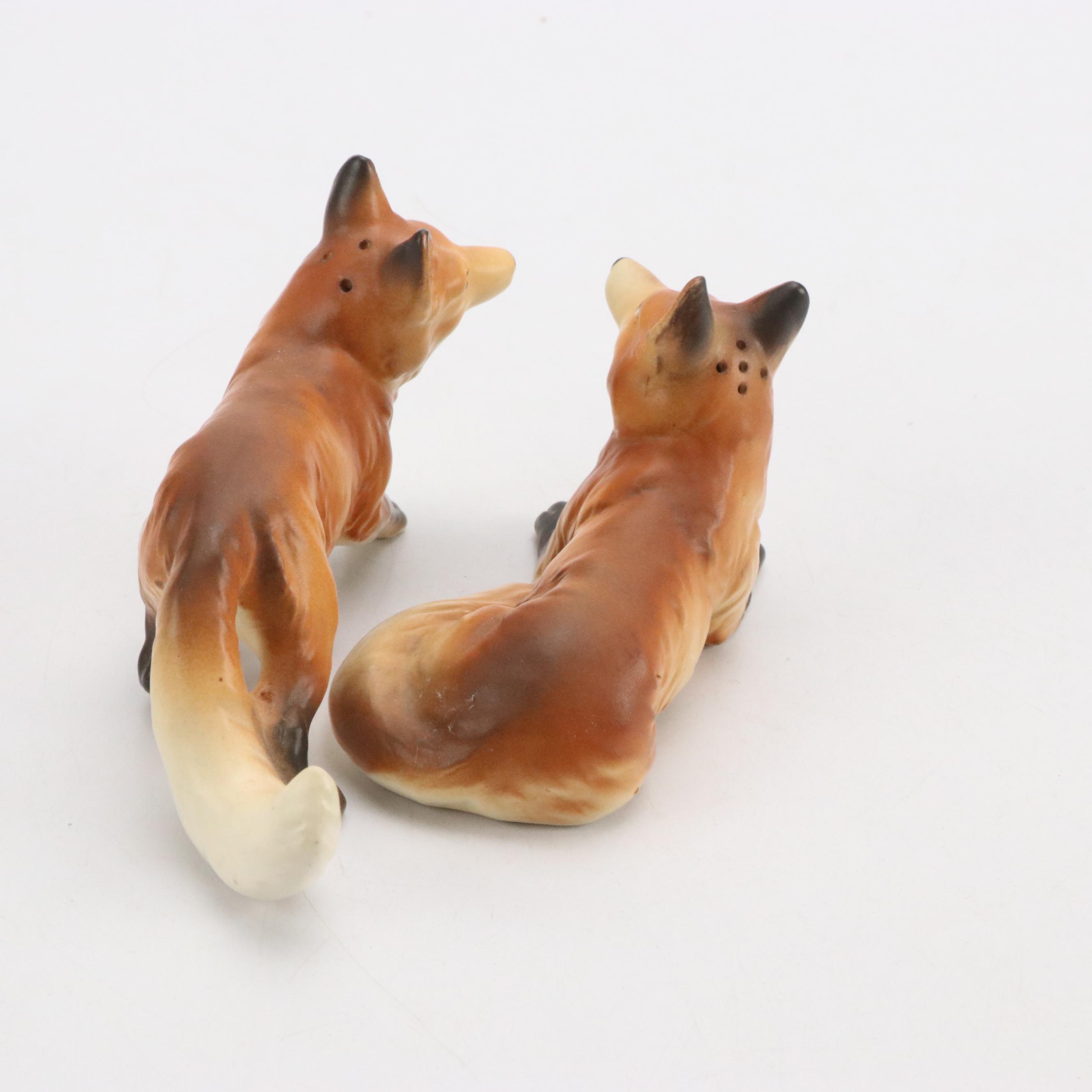 Japanese Import Woodland Animal Shakers by Inarco, Enesco and Victoria Ceramics