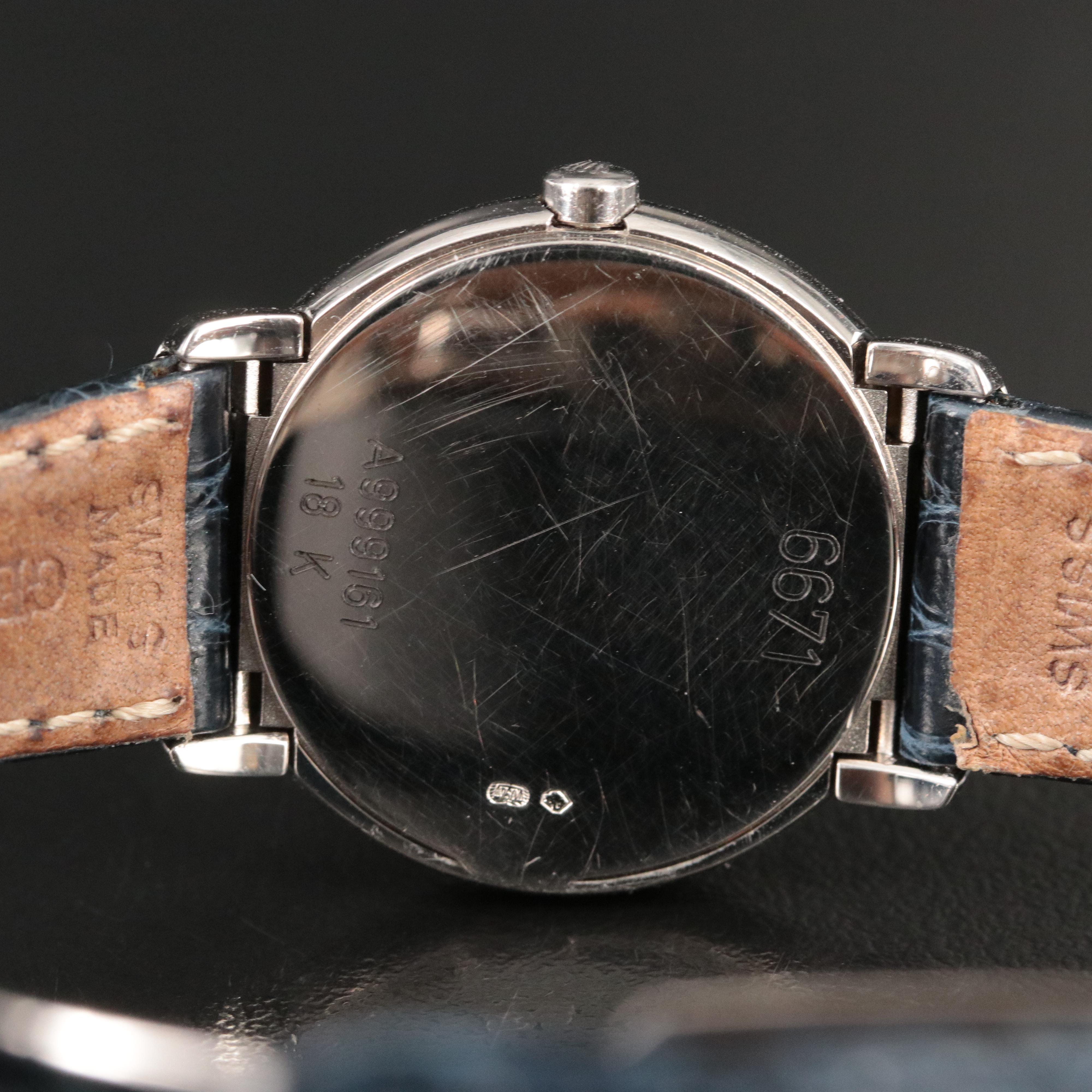 18K Rolex Cellini Cellissima Factory Diamond Quartz Watch