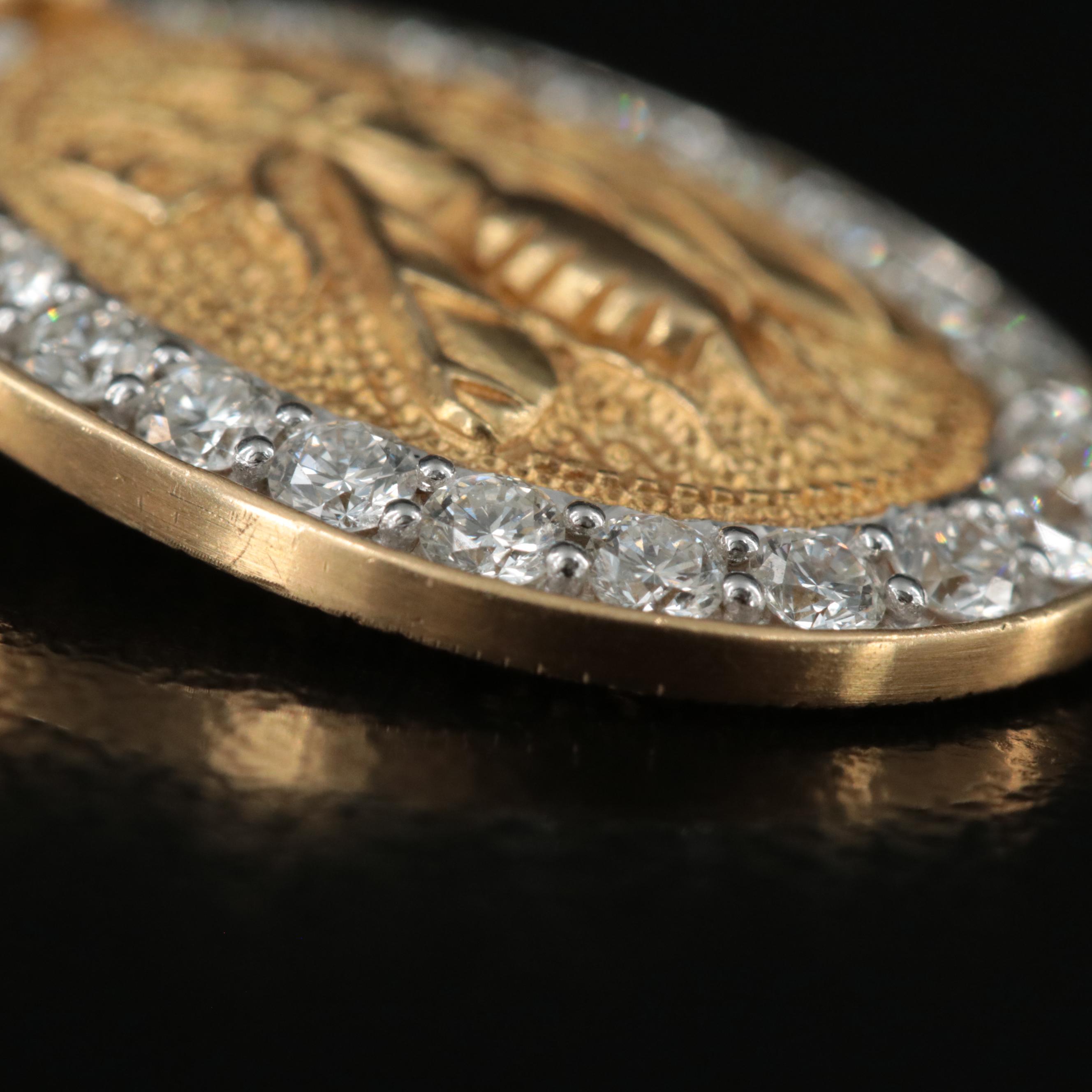 David Yurman Petrvs Bee 18K 0.68 CTW Diamond Amulet Pendant