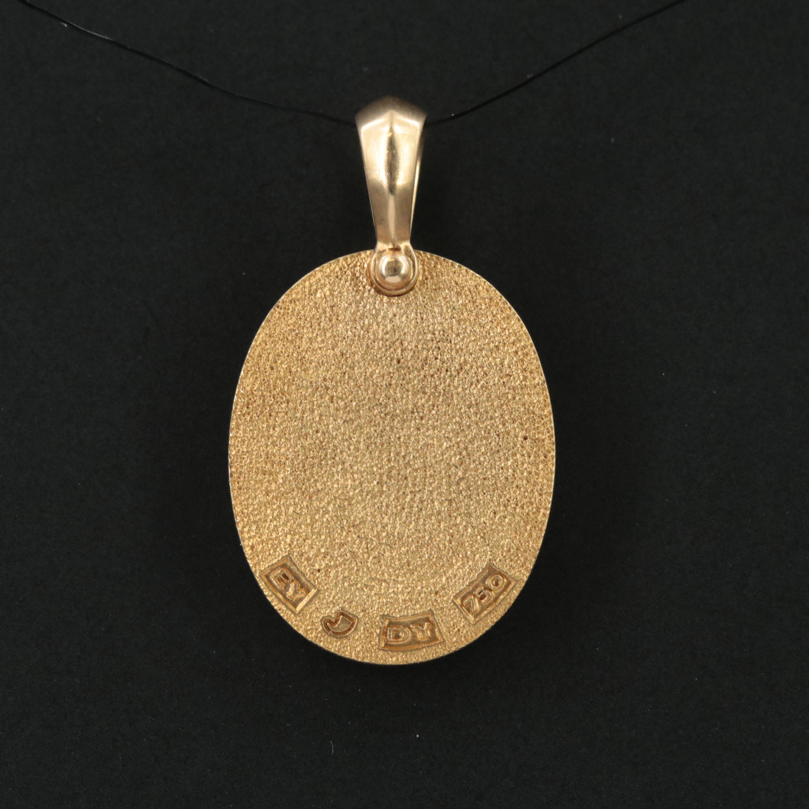 David Yurman Petrvs Bee 18K 0.68 CTW Diamond Amulet Pendant