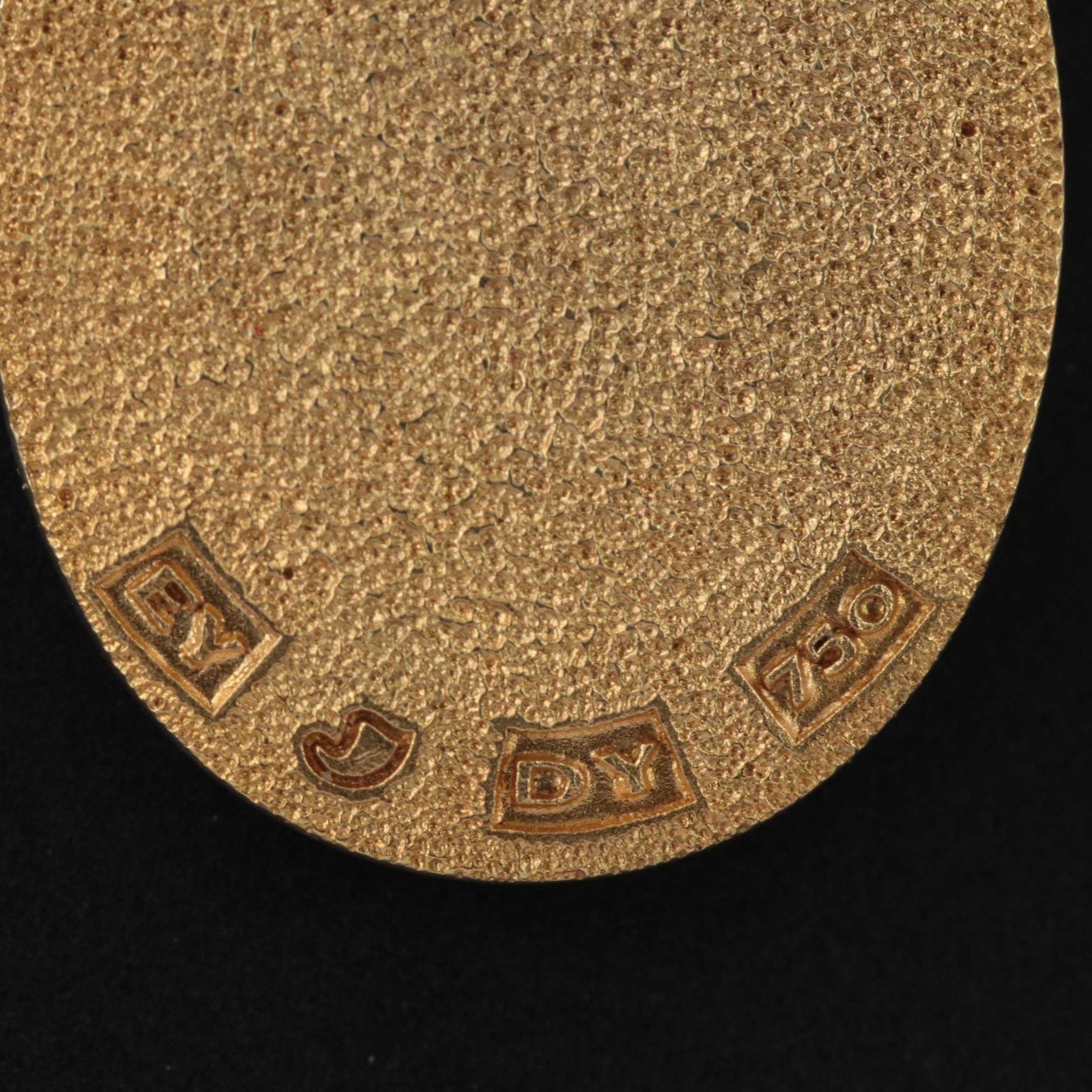 David Yurman Petrvs Bee 18K 0.68 CTW Diamond Amulet Pendant