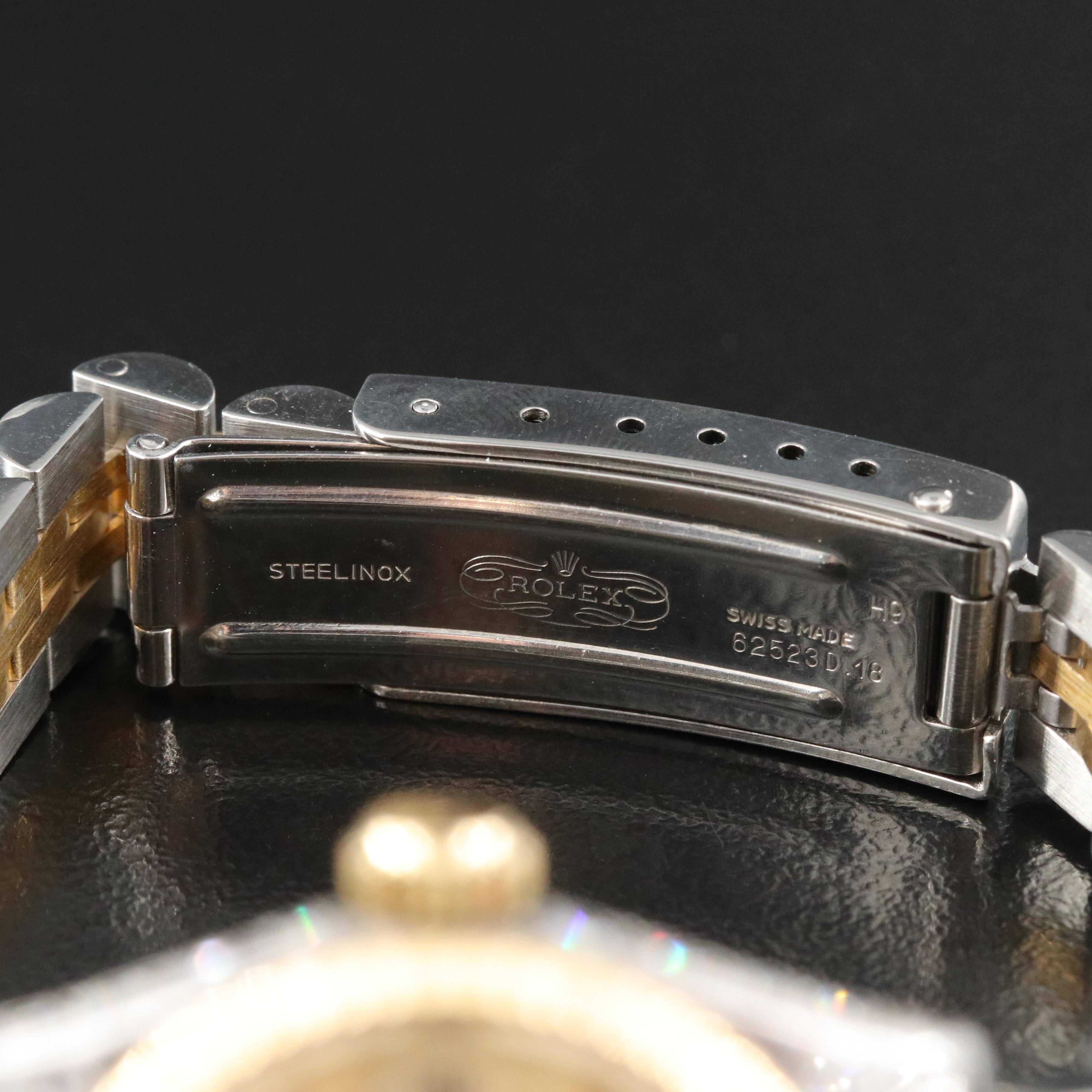 1984 Rolex Oyster Perpetual Date Custom 1.10 CTW Diamond Watch