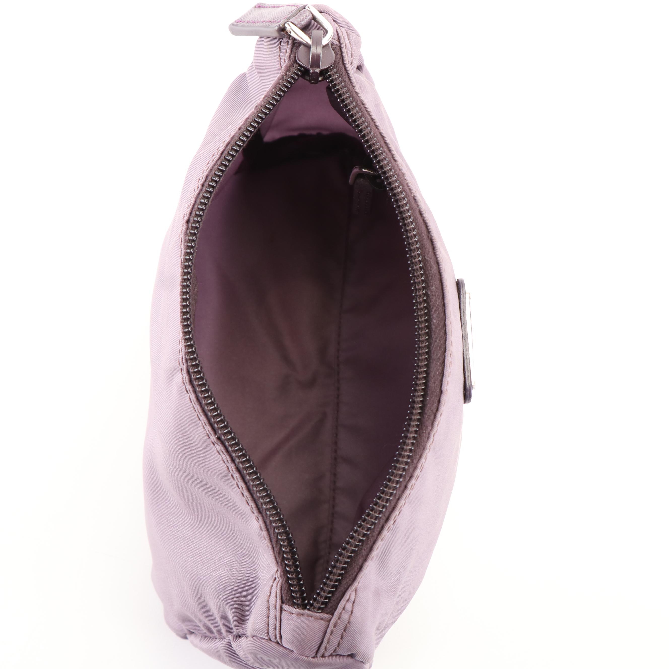 Prada Cosmetics Vanity Pouch in Purple Tessuto Nylon