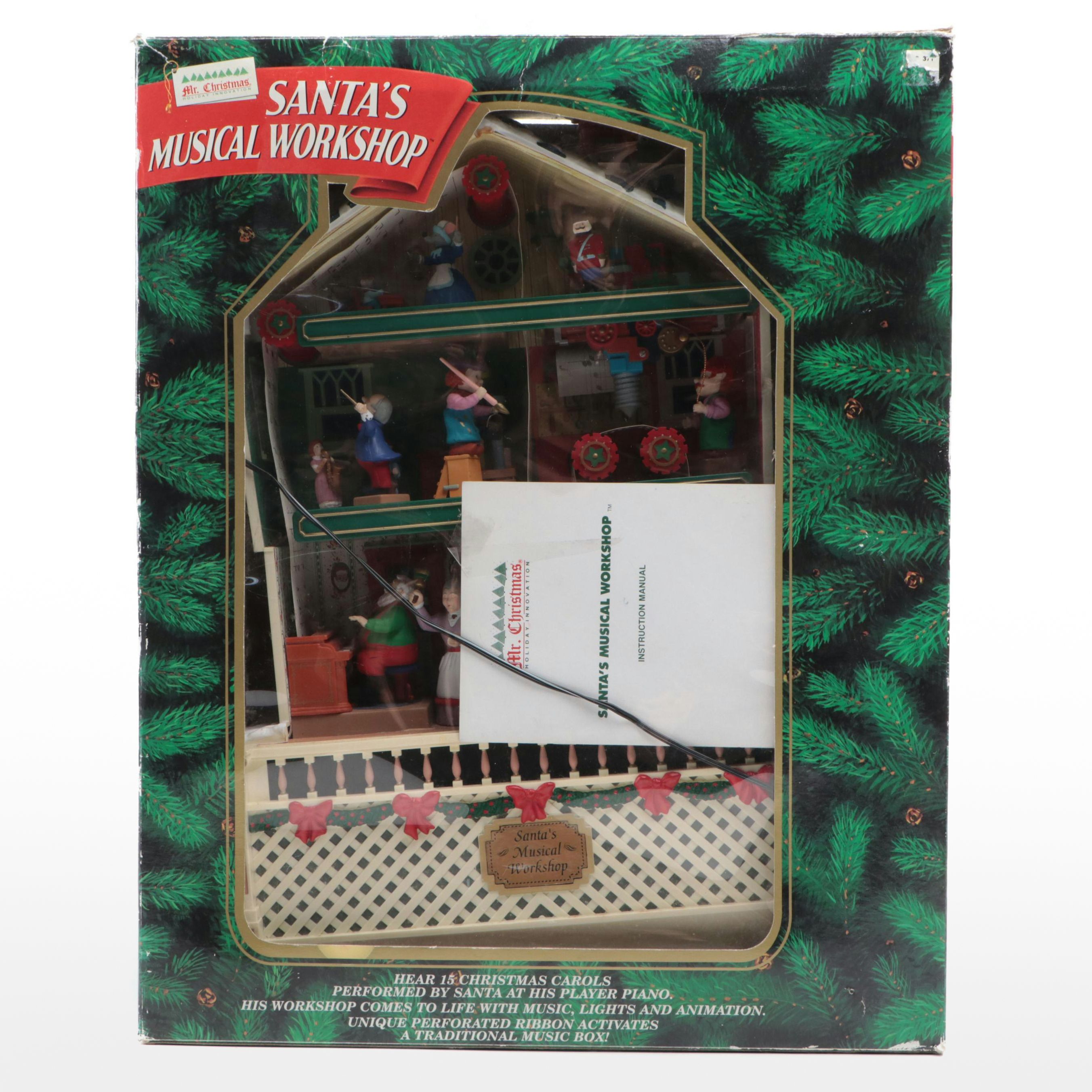 Mr. Christmas "Santa's Musical Workshop" Music Box