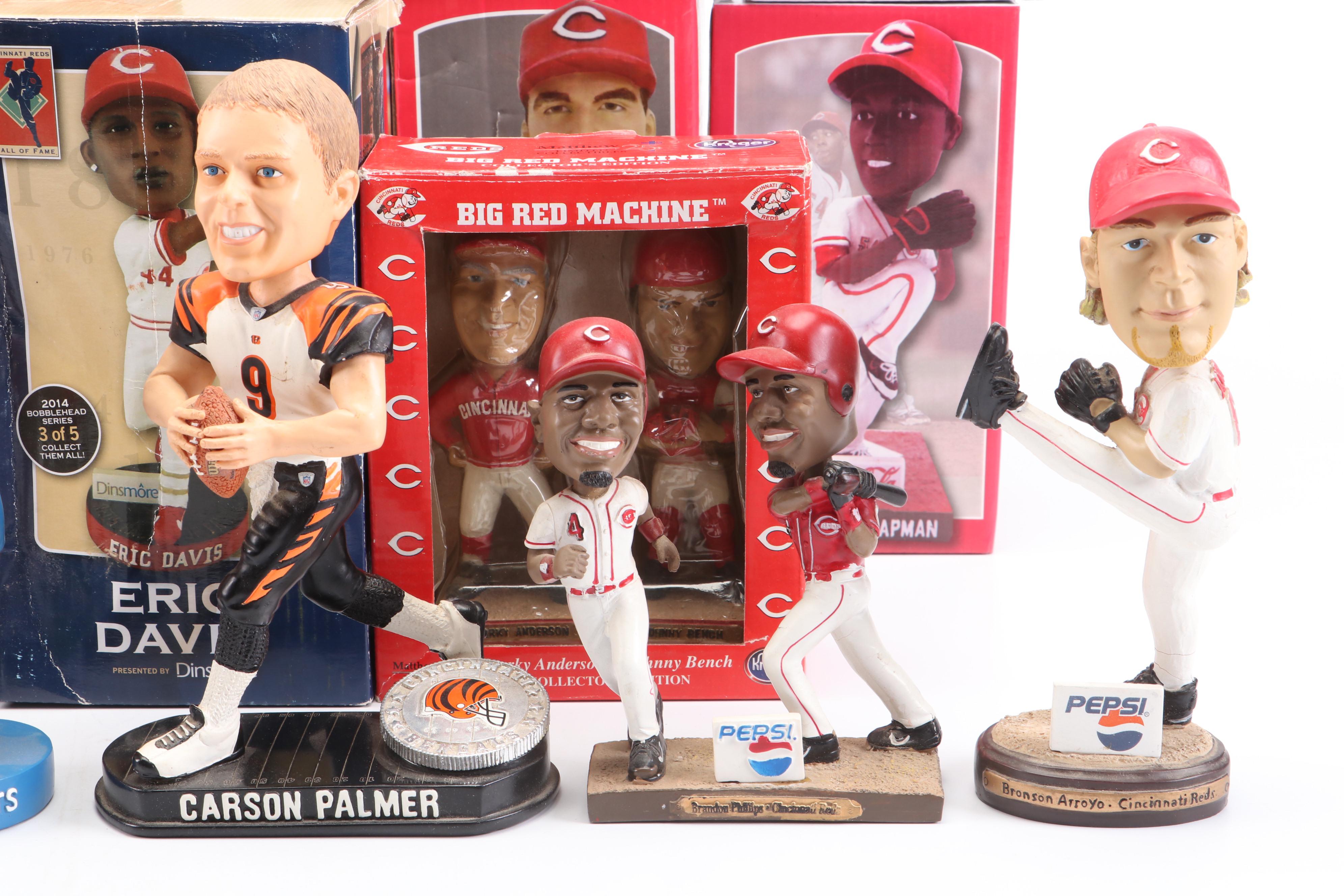 Joey Votto and Joe Morgan Cincinnati Reds Bobbleheads with More