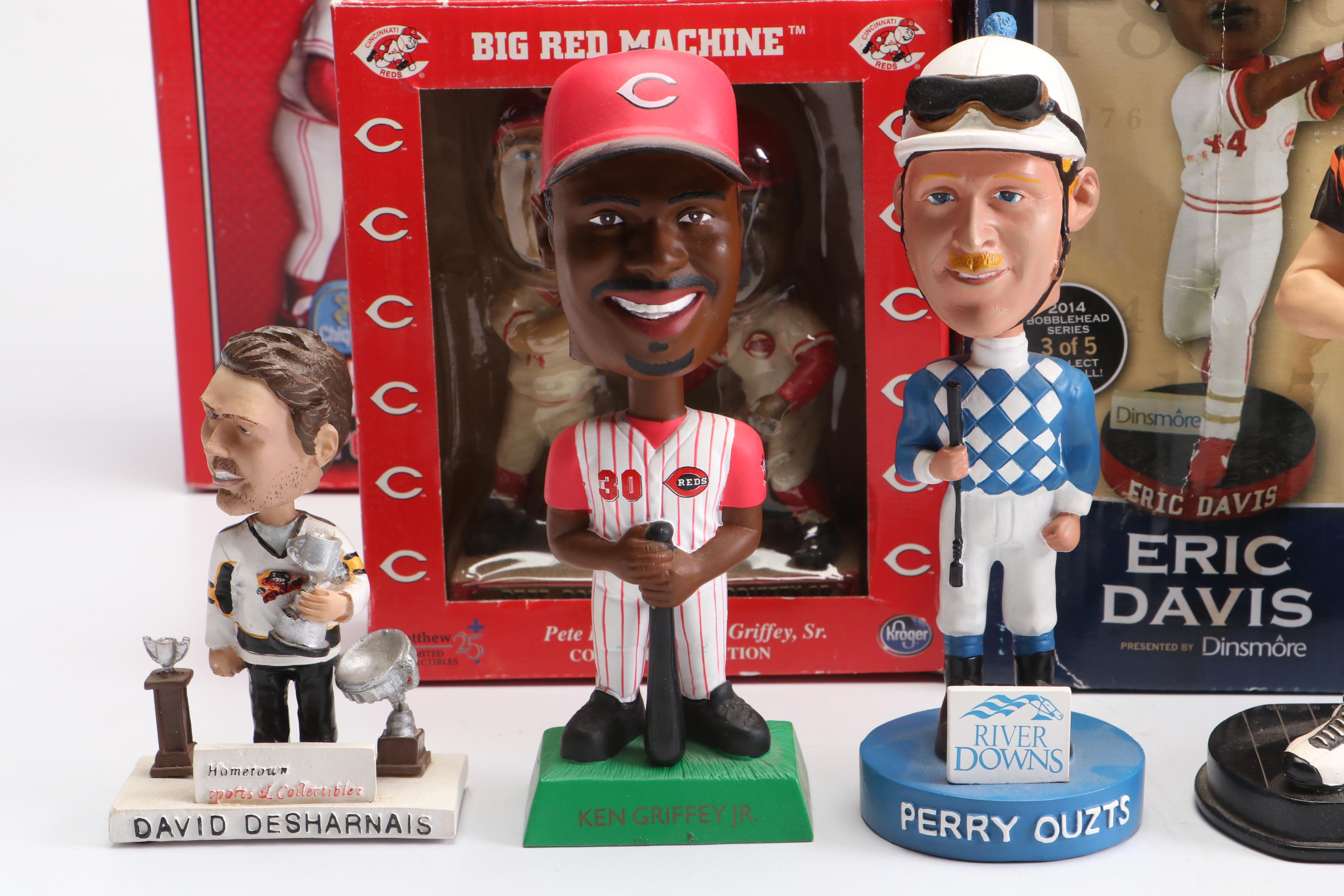 Joey Votto and Joe Morgan Cincinnati Reds Bobbleheads with More
