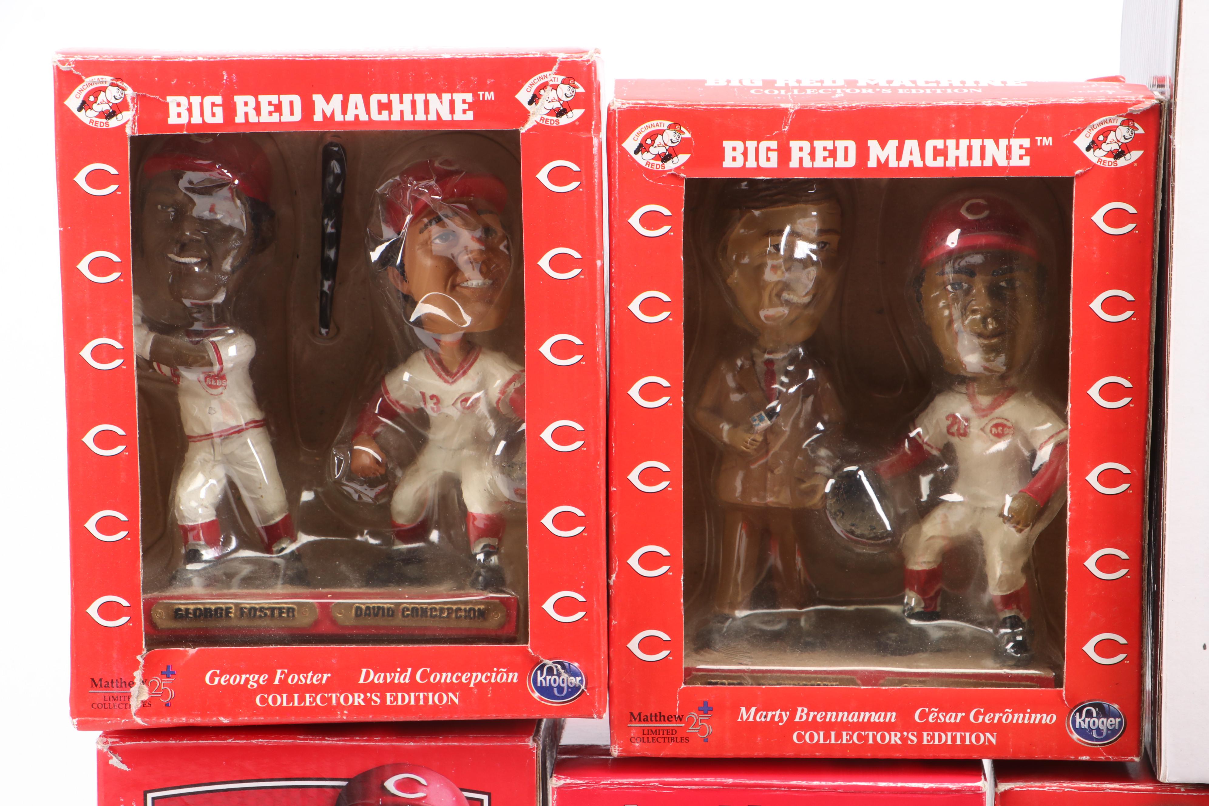 Joey Votto and Joe Morgan Cincinnati Reds Bobbleheads with More