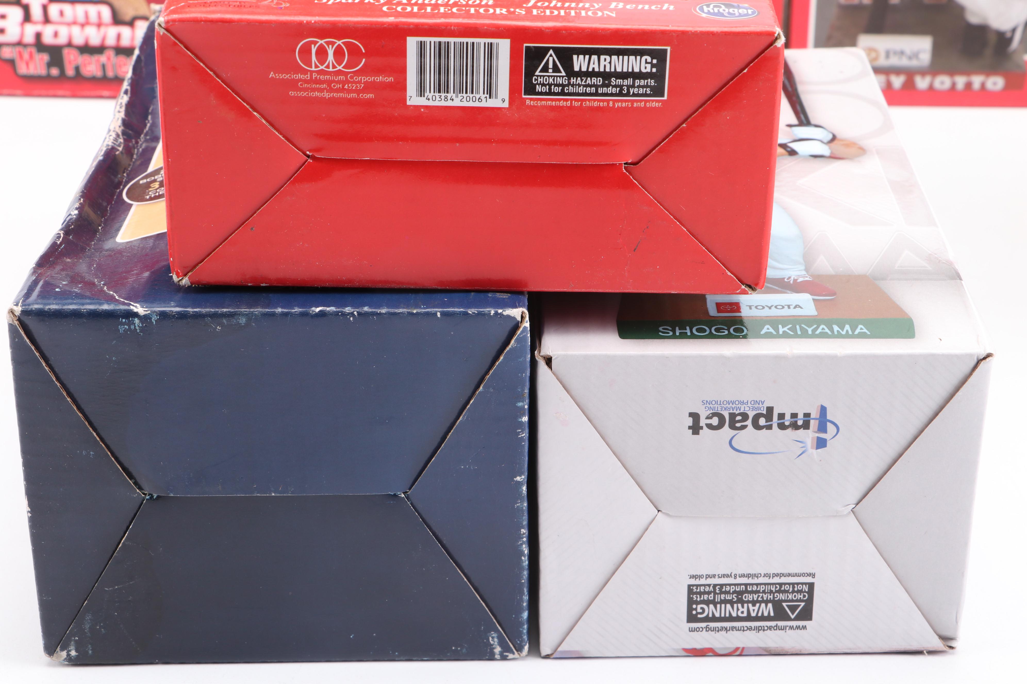 Joey Votto and Joe Morgan Cincinnati Reds Bobbleheads with More