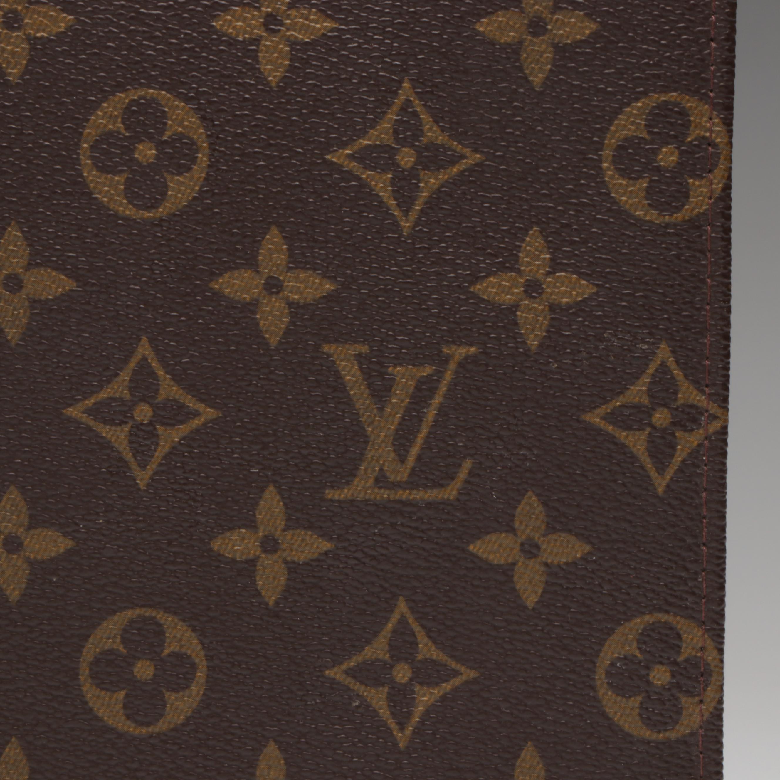Louis Vuitton Monogram Canvas Desk Agenda/Notepad Cover