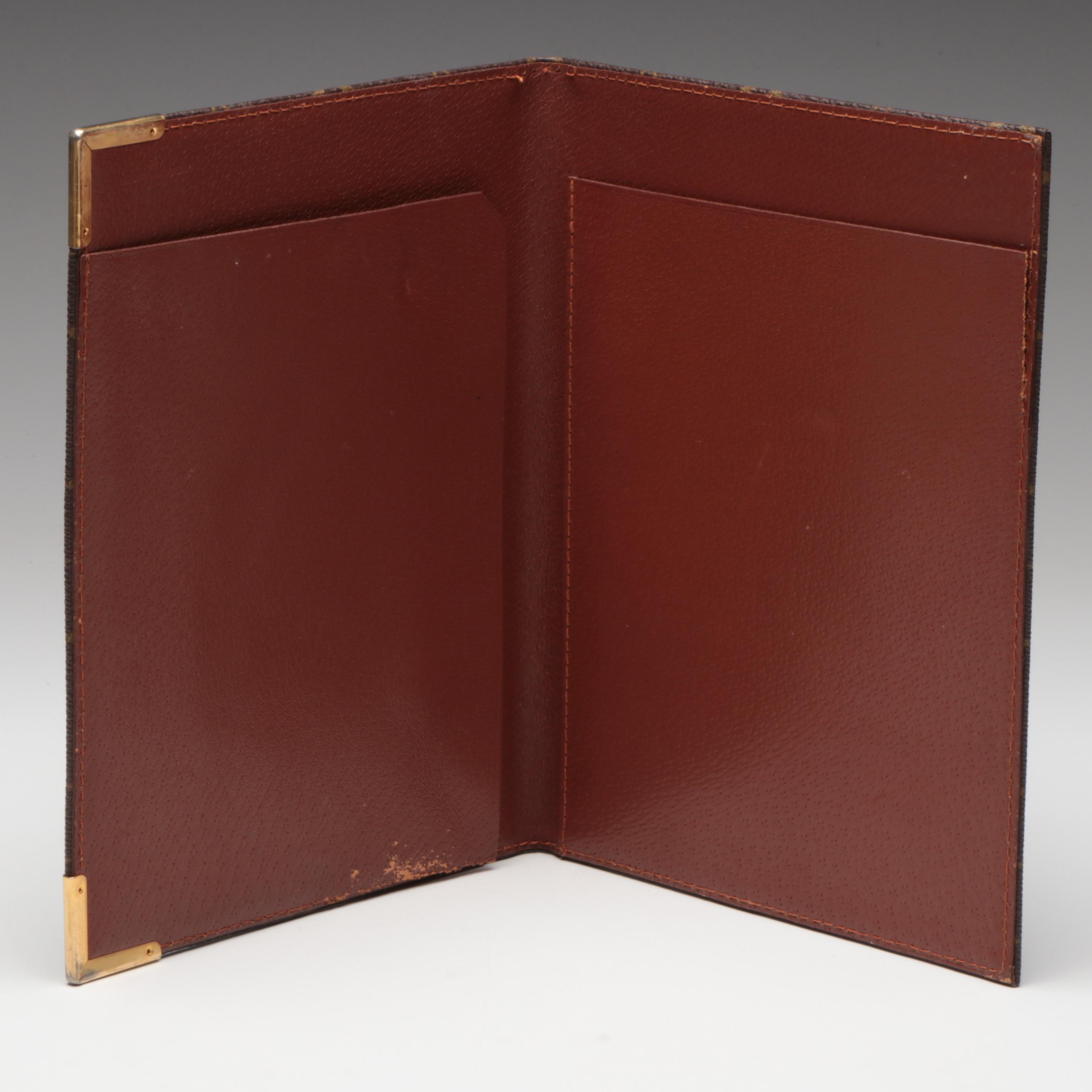 Louis Vuitton Monogram Canvas Desk Agenda/Notepad Cover