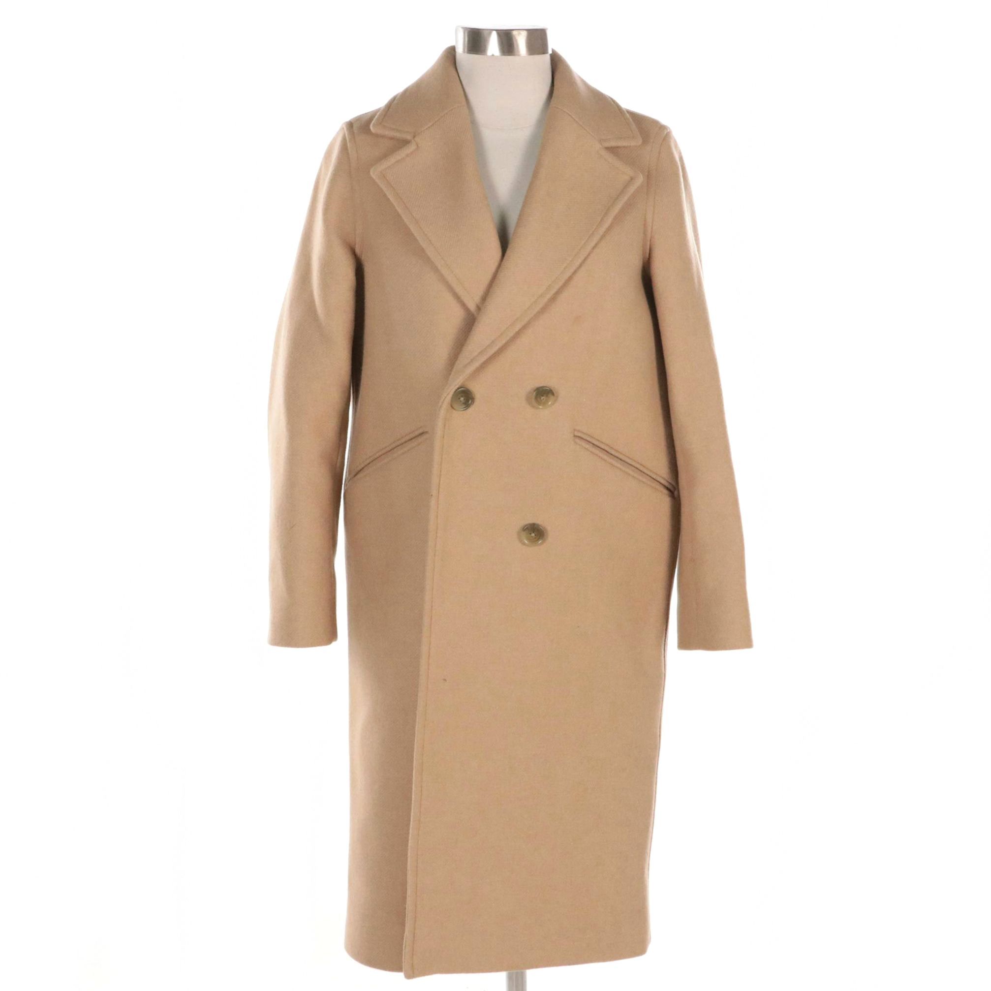 Everlane Double-Breasted Wool Blend Coat
