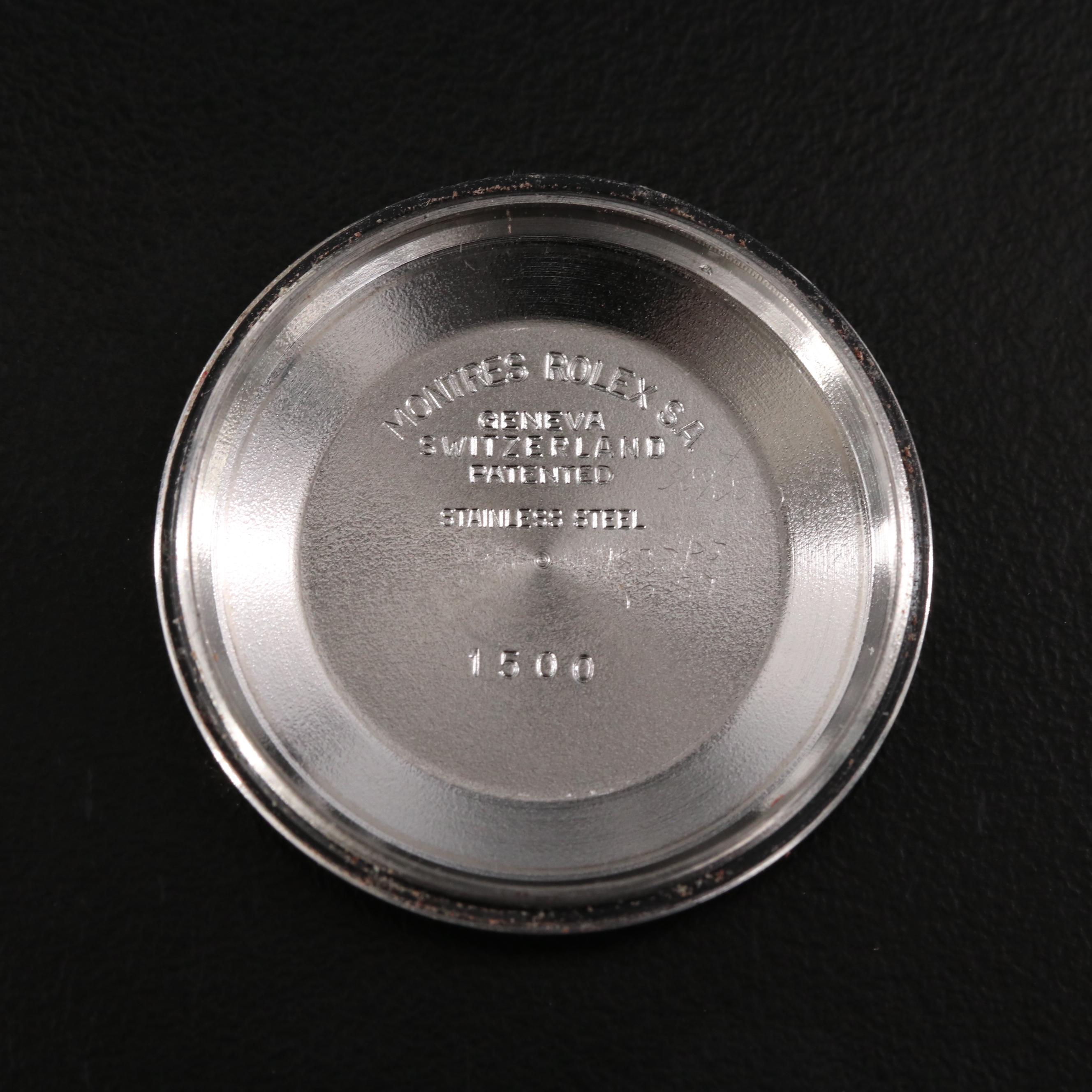 1972 Rolex Air-King Date Stainless Steel Watch