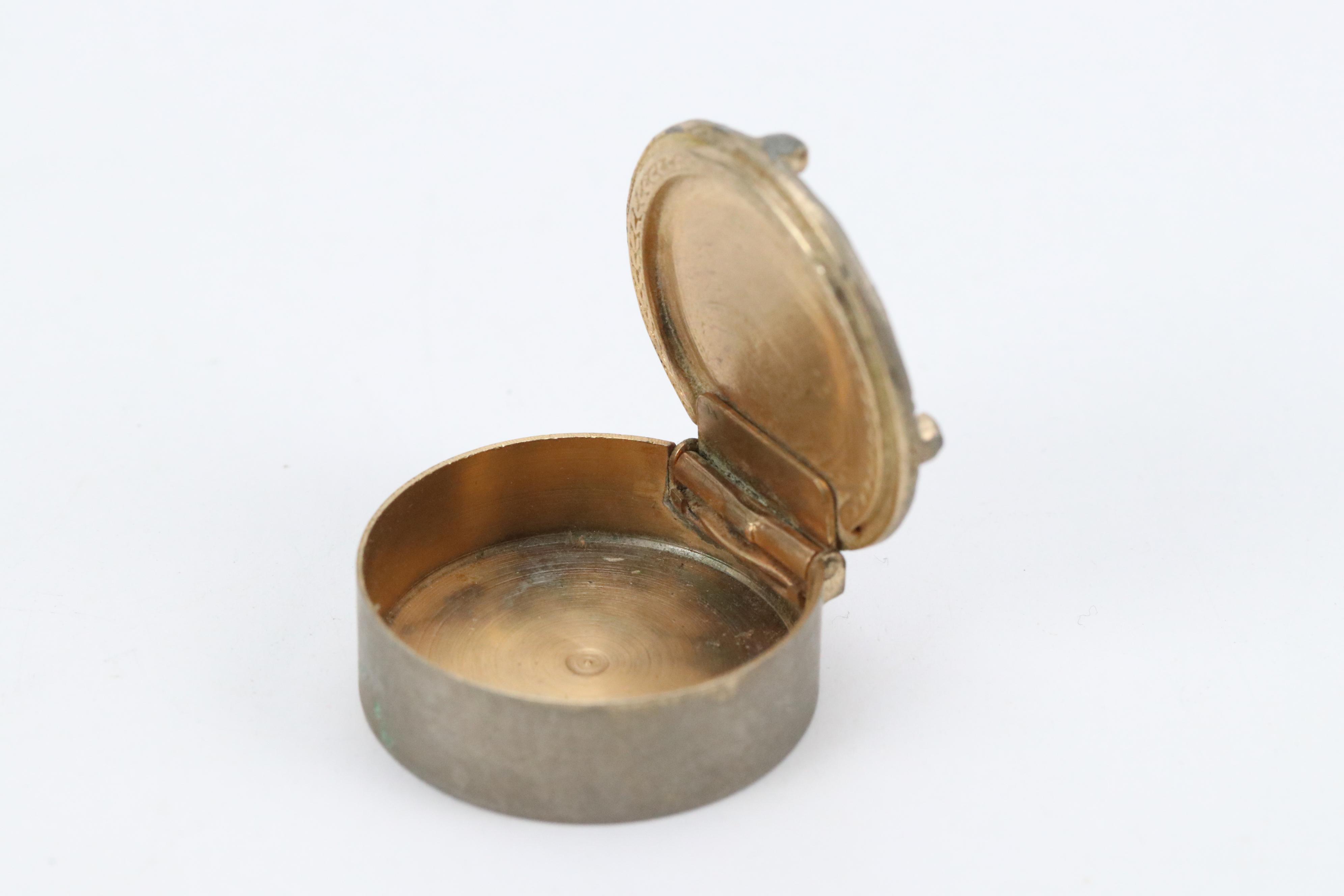 Sterling Silver Box with Cameo Shell Inlay and More Table Accessories