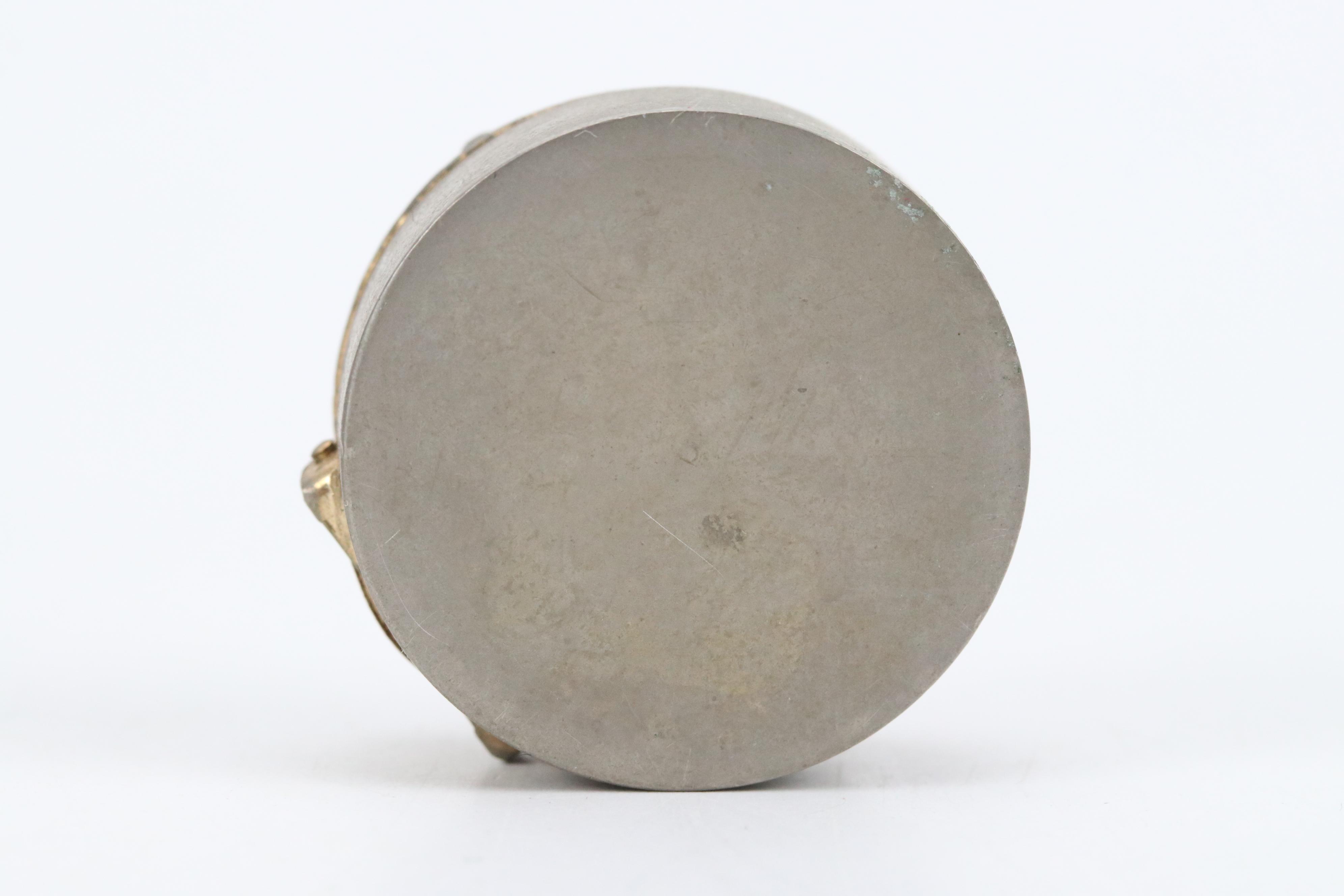 Sterling Silver Box with Cameo Shell Inlay and More Table Accessories