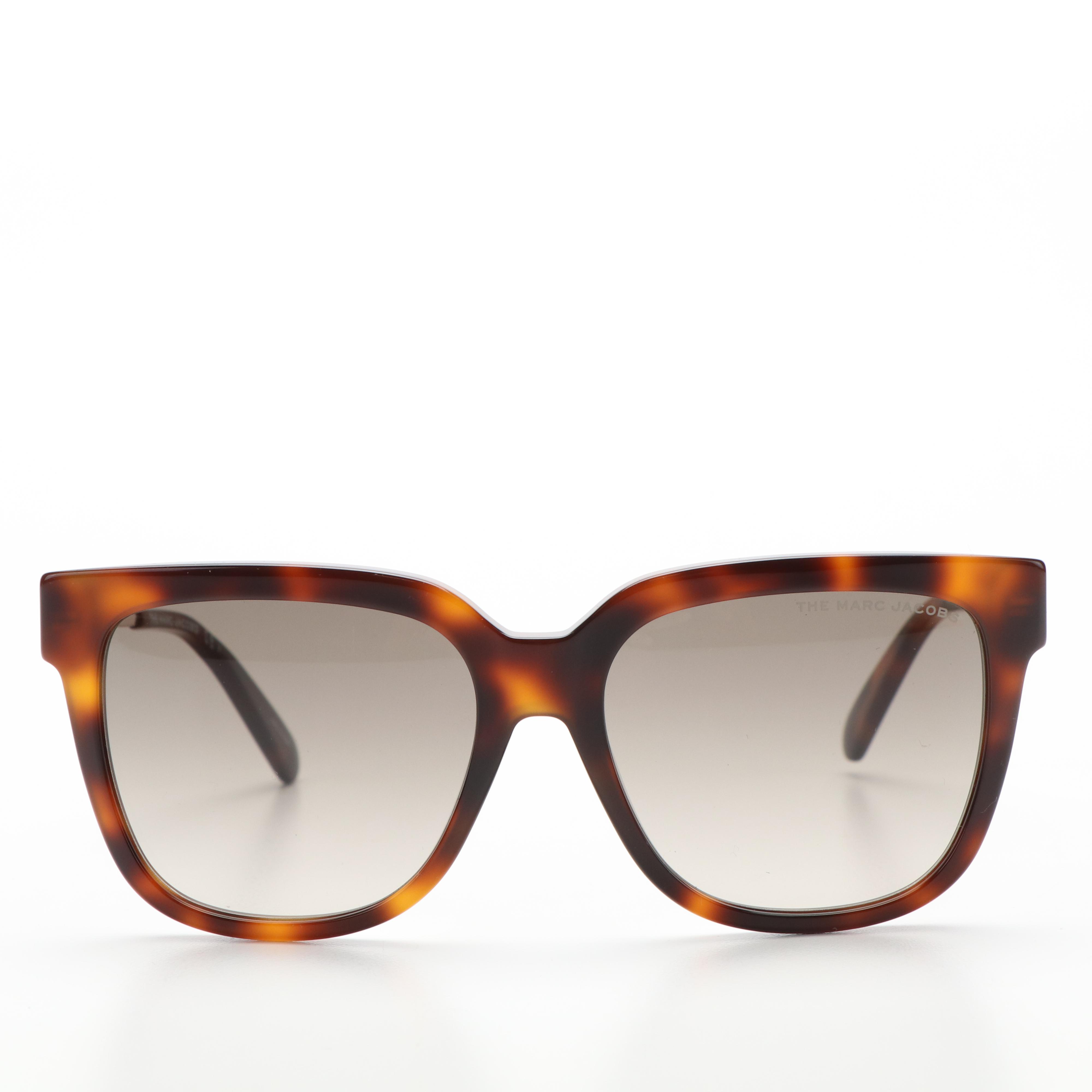 Marc Jacobs 580/S Tortoise Shell Square Sunglasses with Case