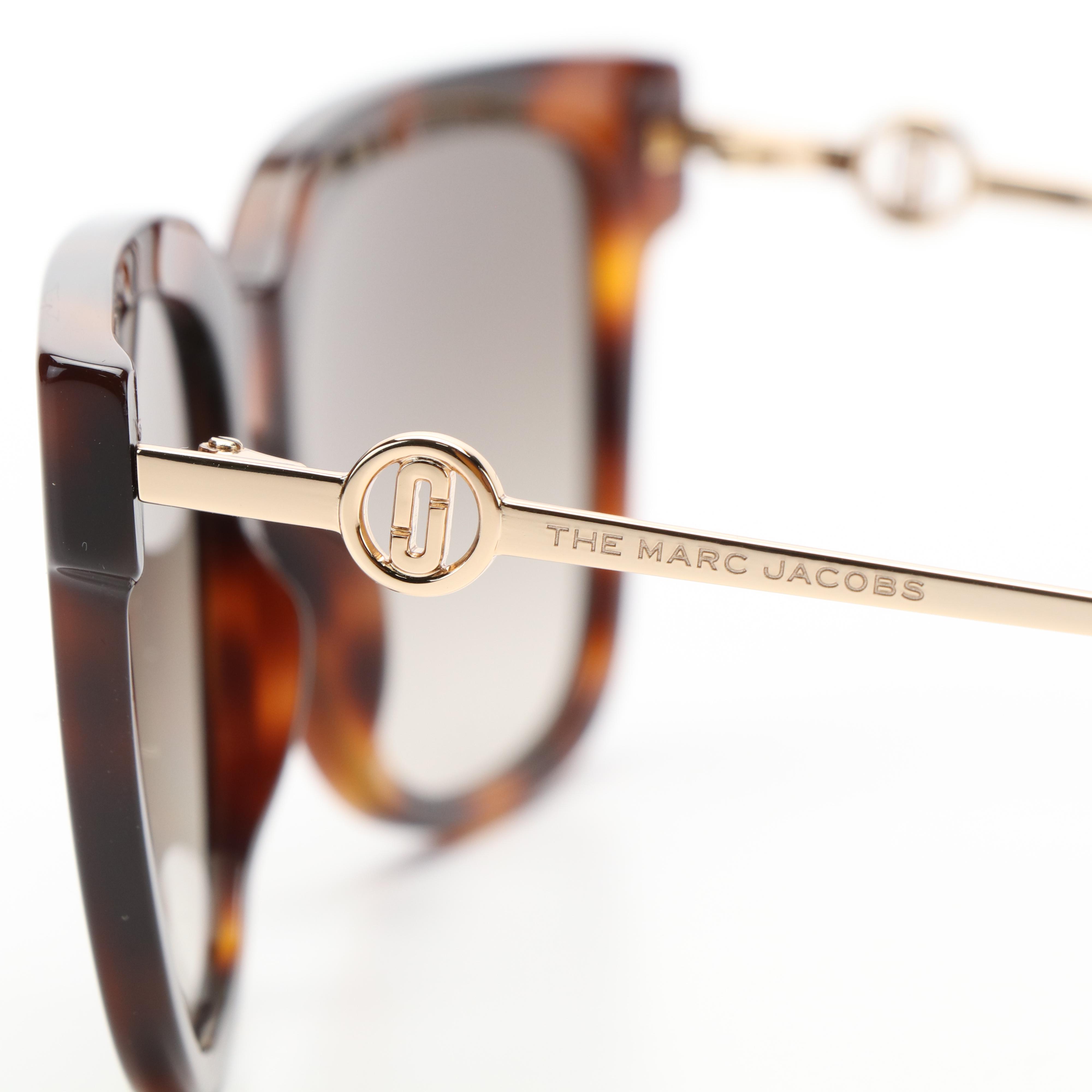 Marc Jacobs 580/S Tortoise Shell Square Sunglasses with Case