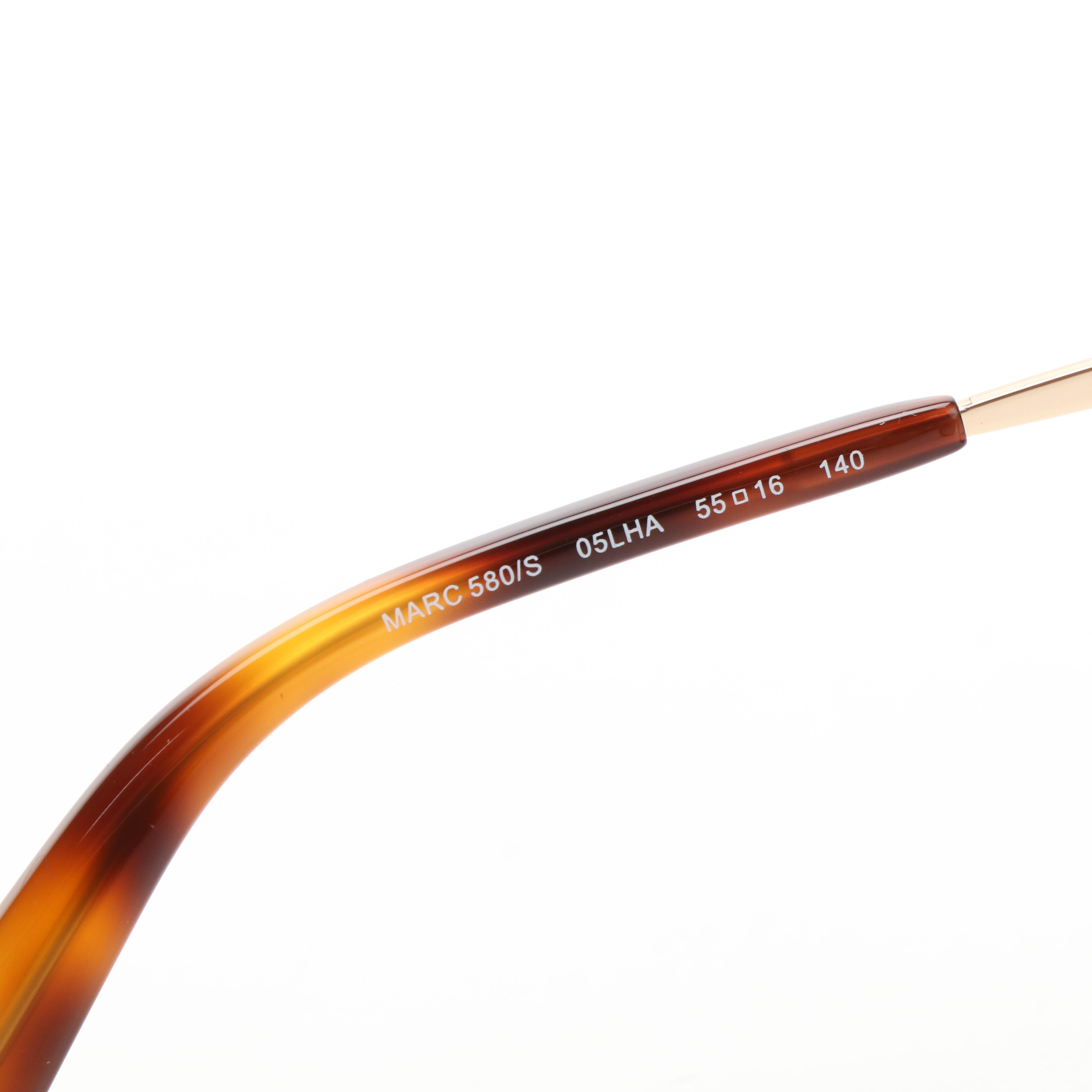 Marc Jacobs 580/S Tortoise Shell Square Sunglasses with Case