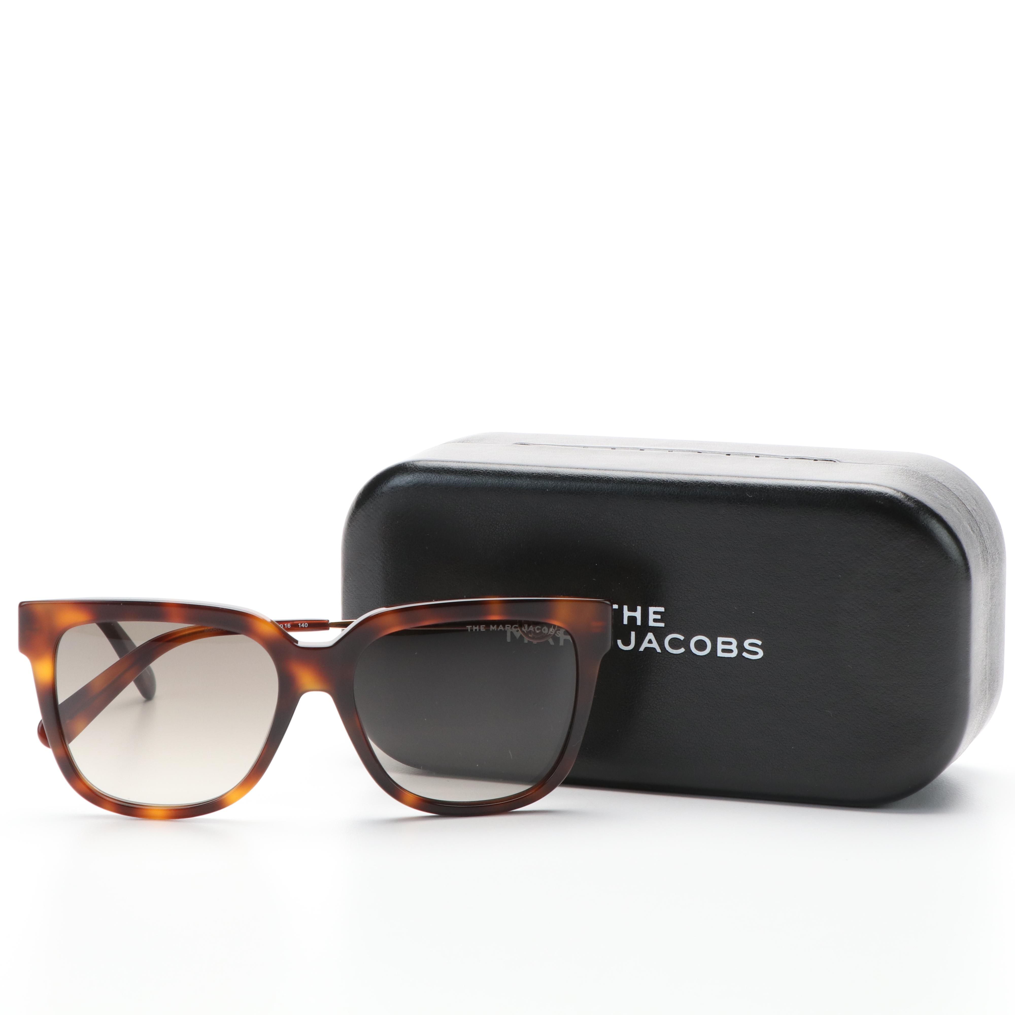 Marc Jacobs 580/S Tortoise Shell Square Sunglasses with Case