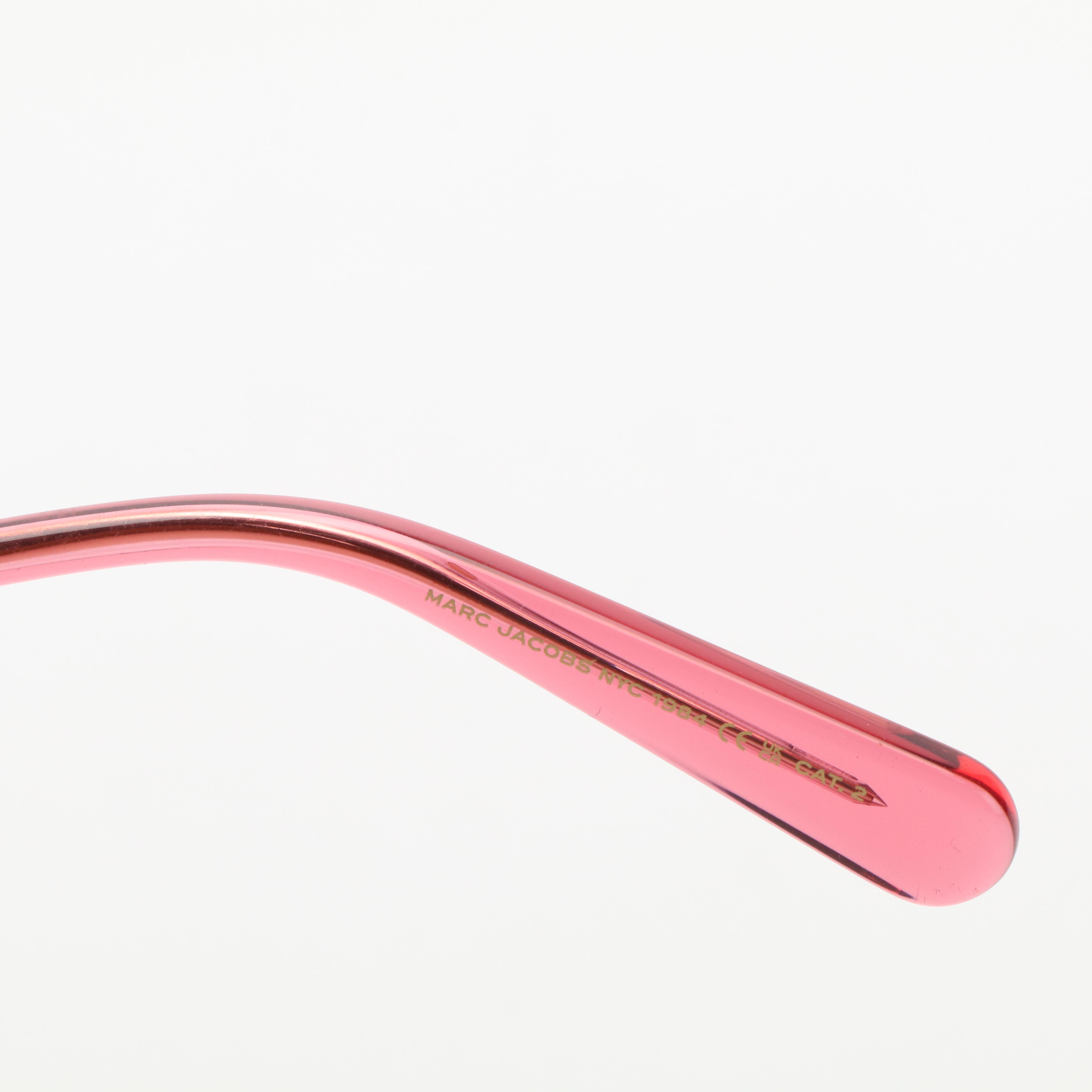 Marc Jacobs 653/S Pink Pilot Sunglasses with Case