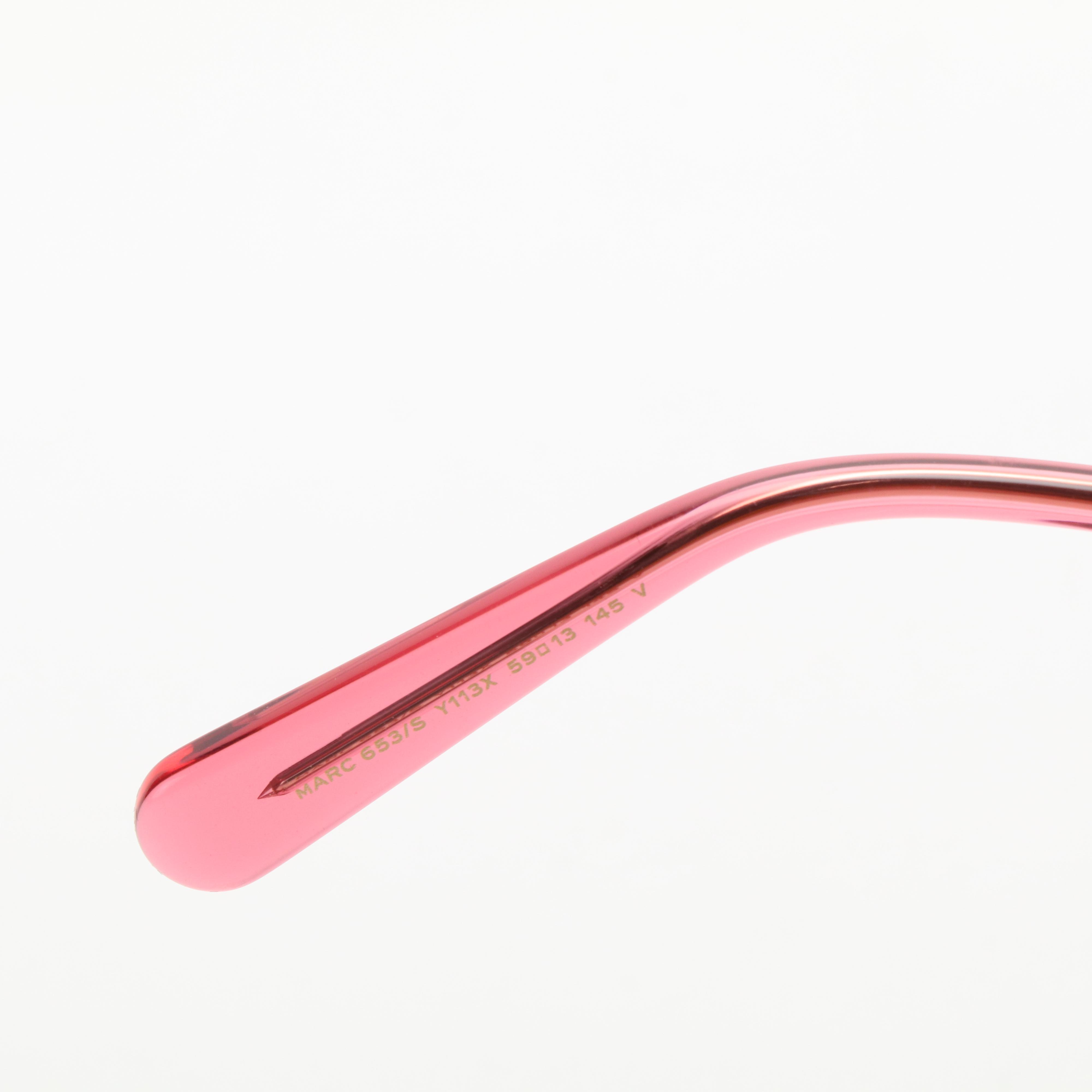 Marc Jacobs 653/S Pink Pilot Sunglasses with Case